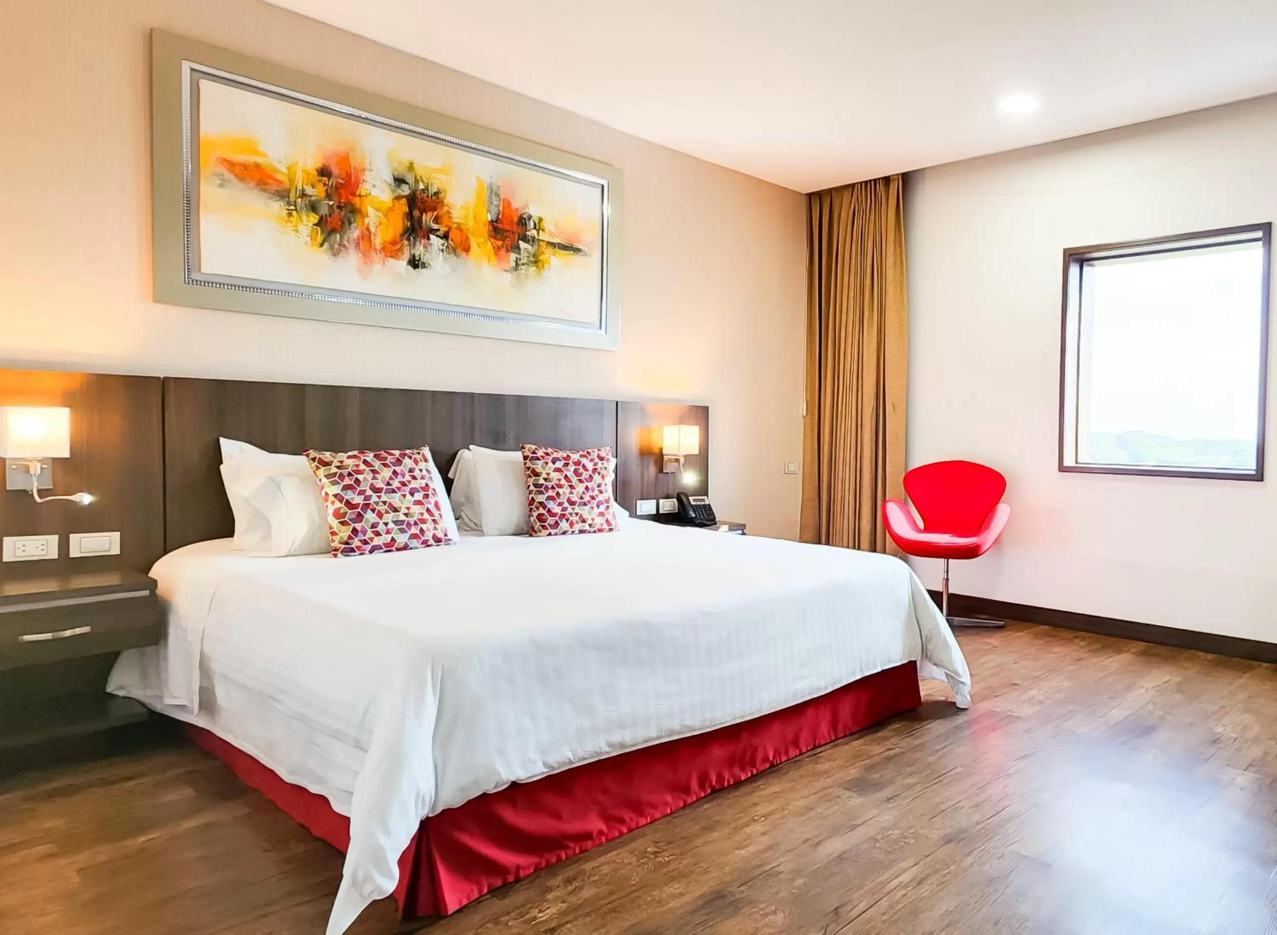 Bed in Hotel Real Elim International