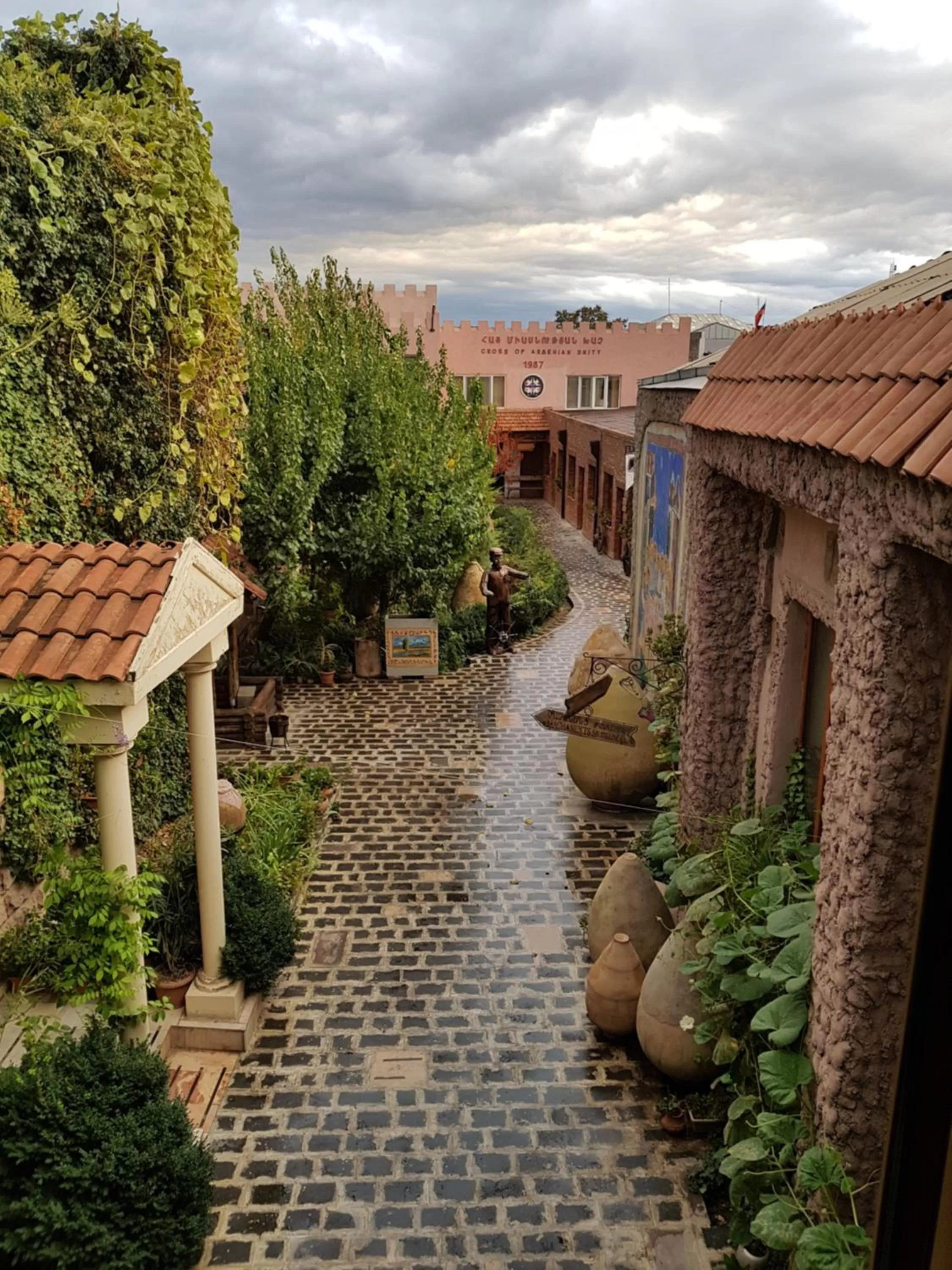 Bird's eye view in Machanents Art Hotel