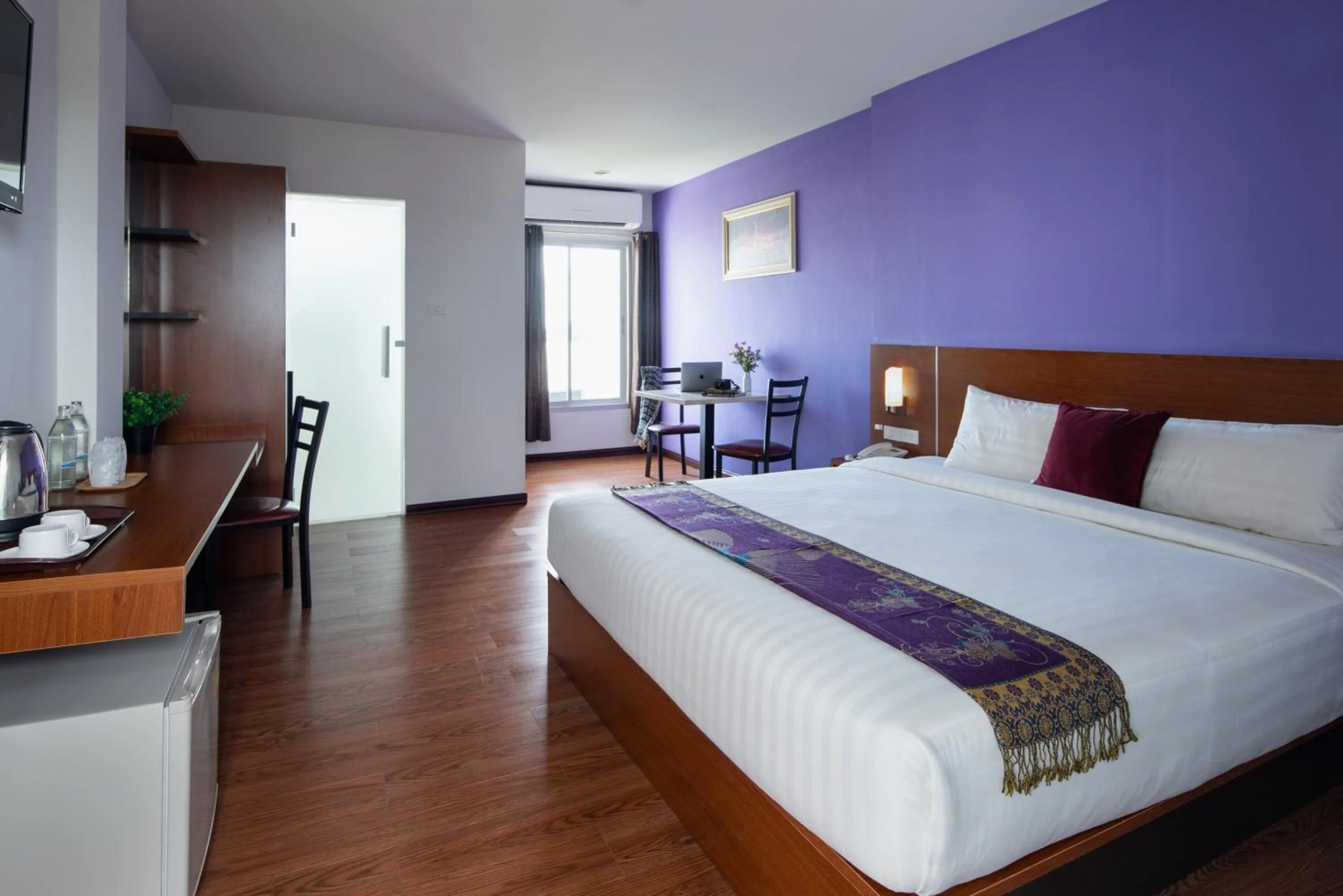 Bed in Eco Inn Prime Nakhon Si Thammarat