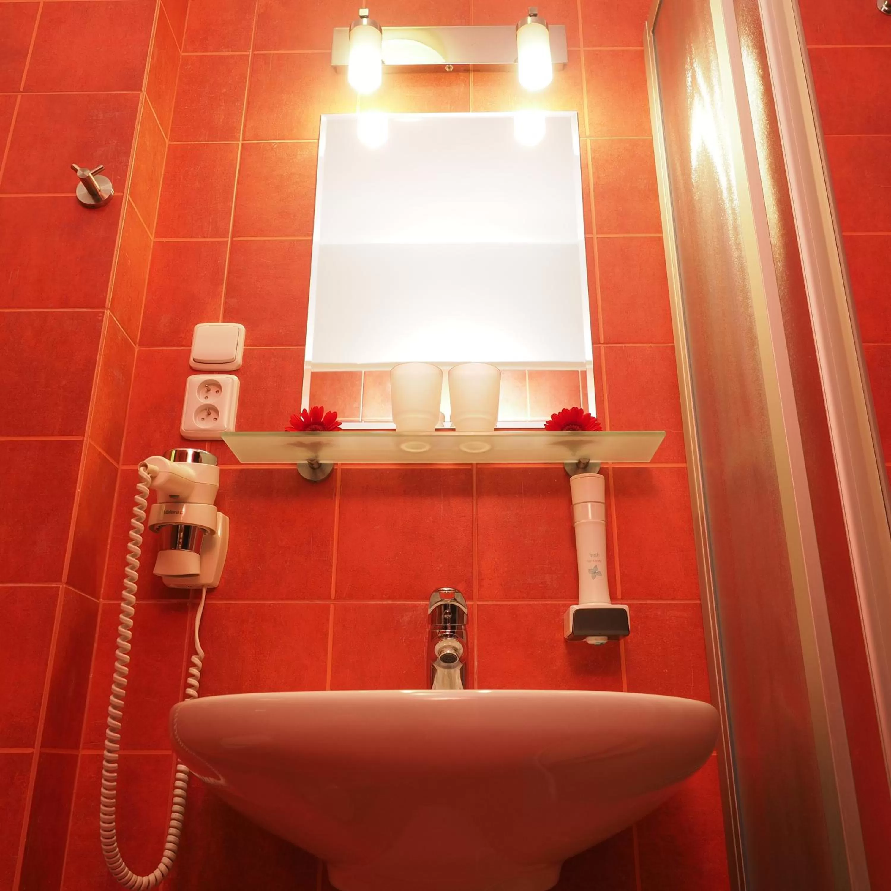 Bathroom in Hotel Výpřež - Děčín