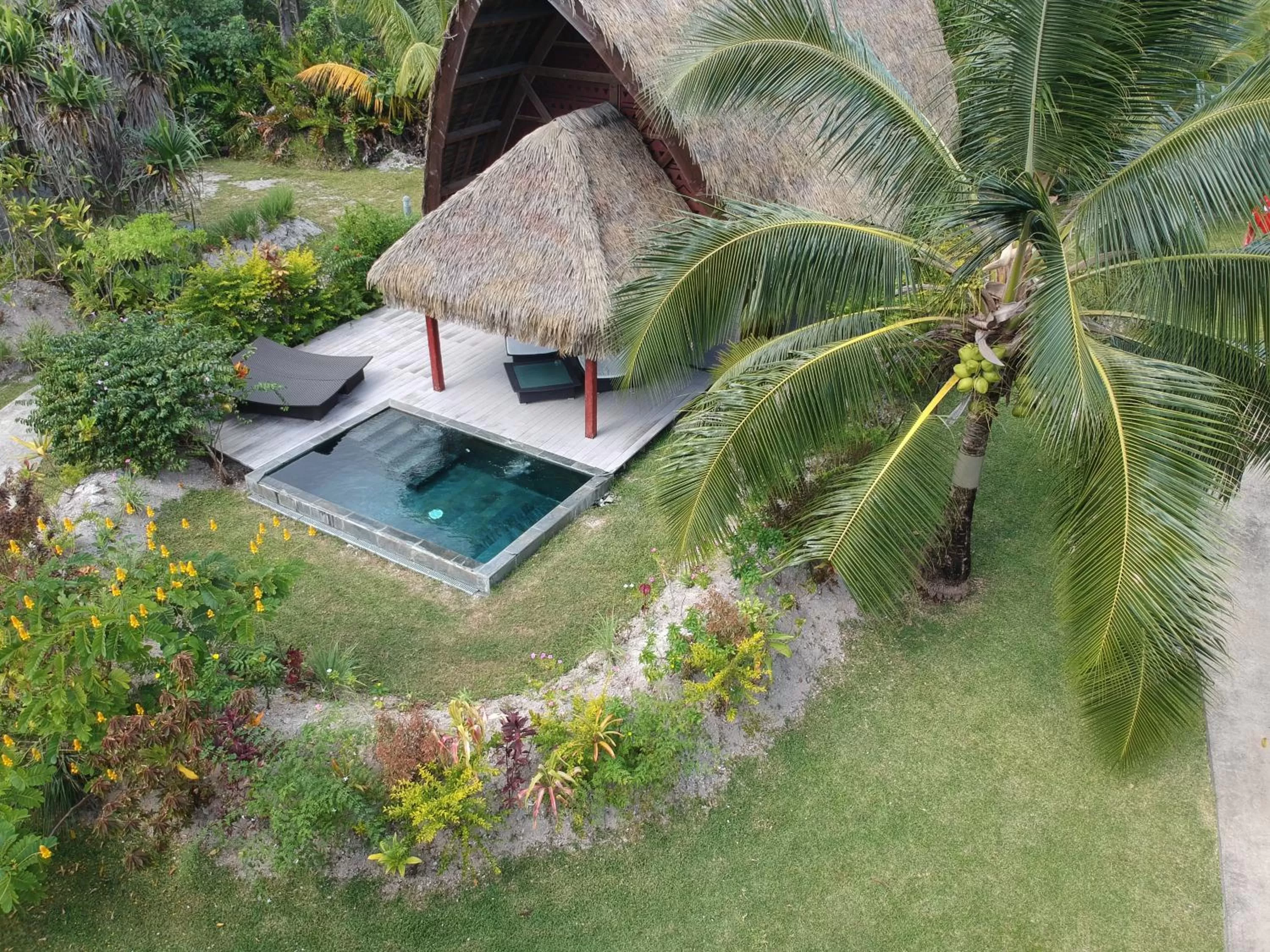 Swimming pool in Maitai Lapita Village Huahine