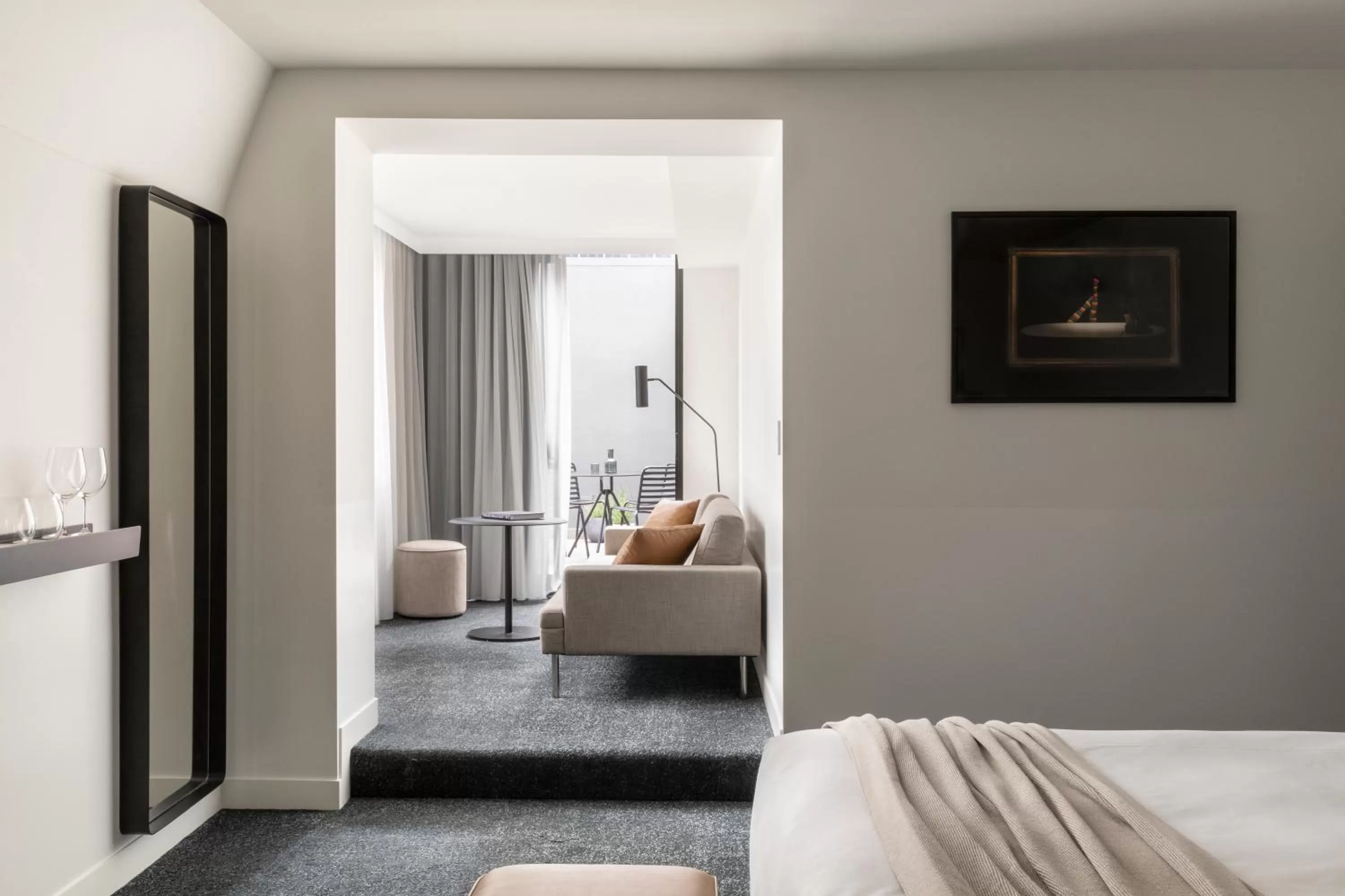 Patio, Bed in Lancemore Crossley St. Melbourne