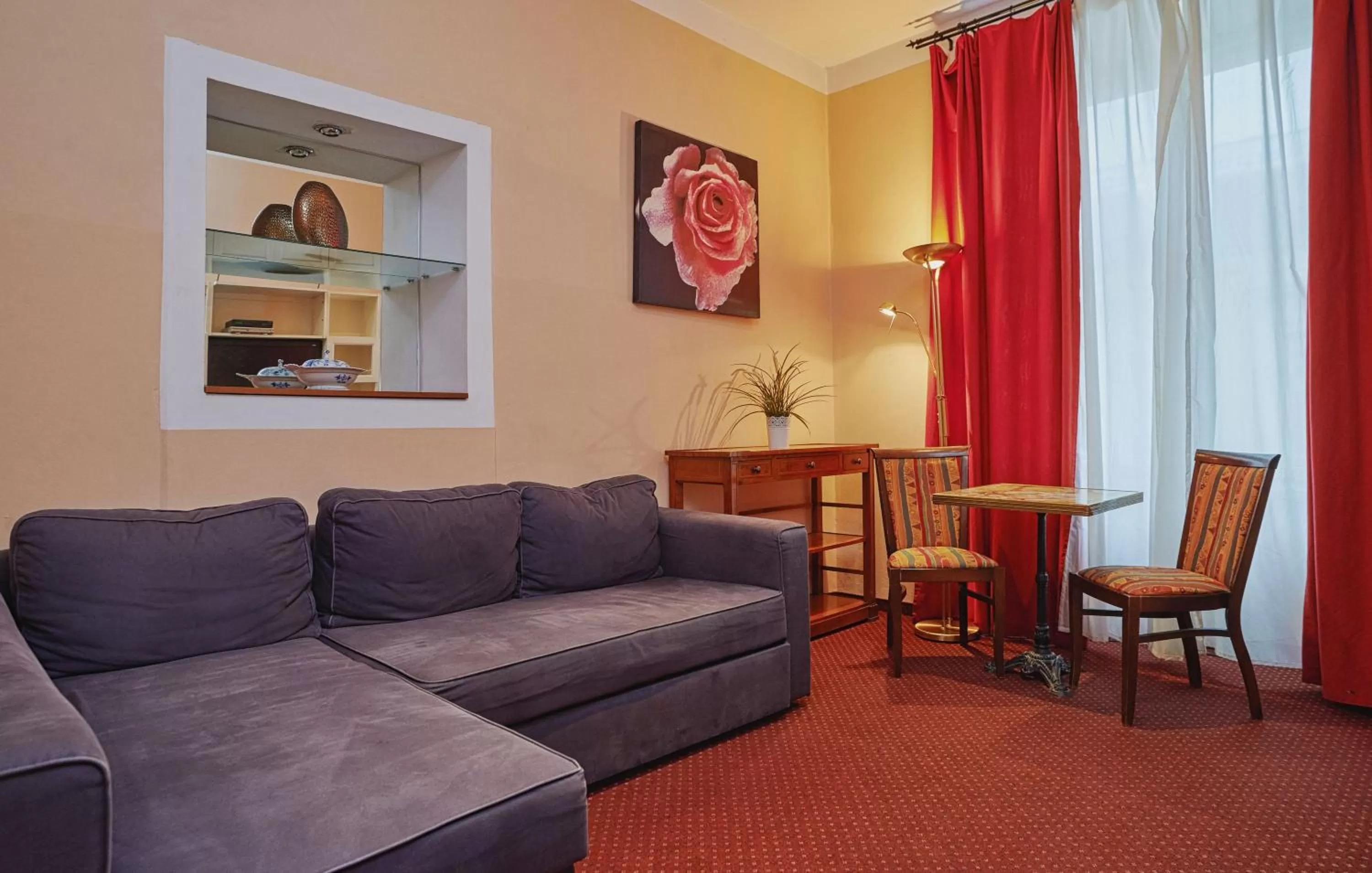 Living room in Rembrandt Aparthotel