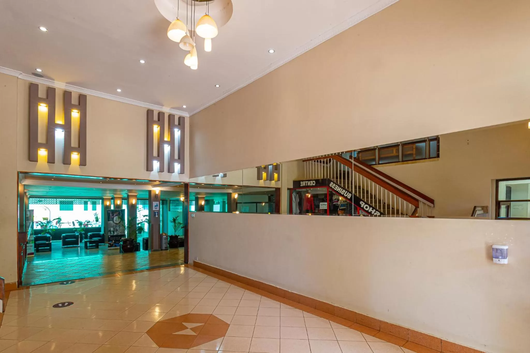 Lobby or reception in Desmond Tutu Conference Centre