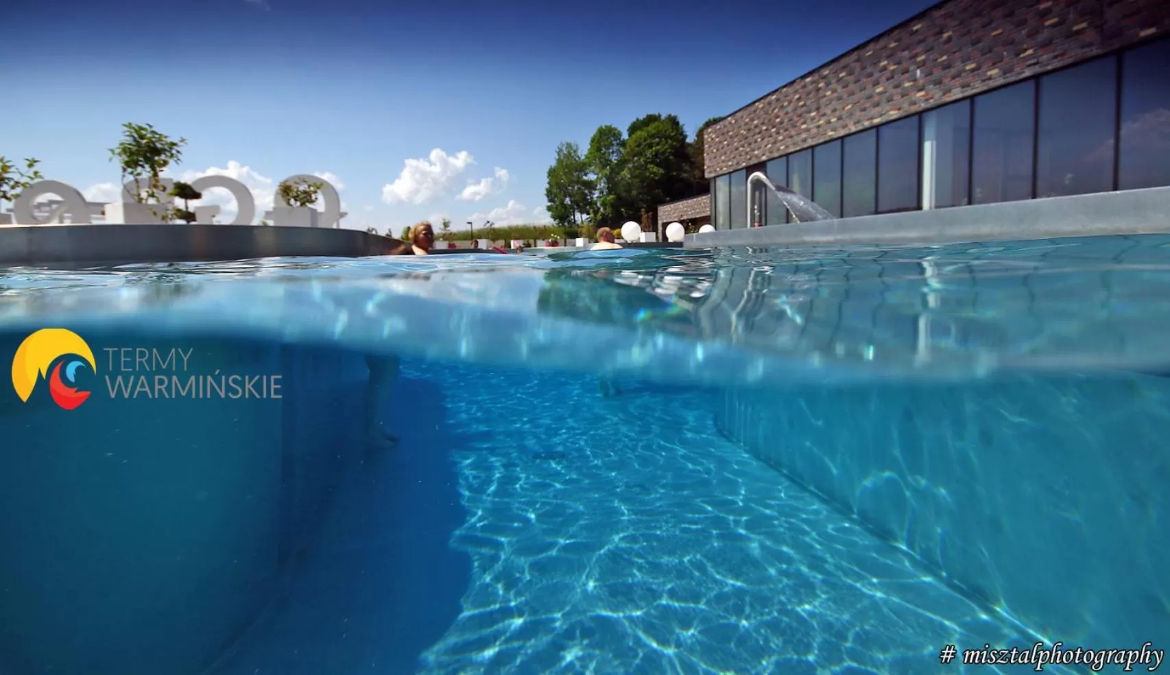 Pool view in Termy Warmińskie
