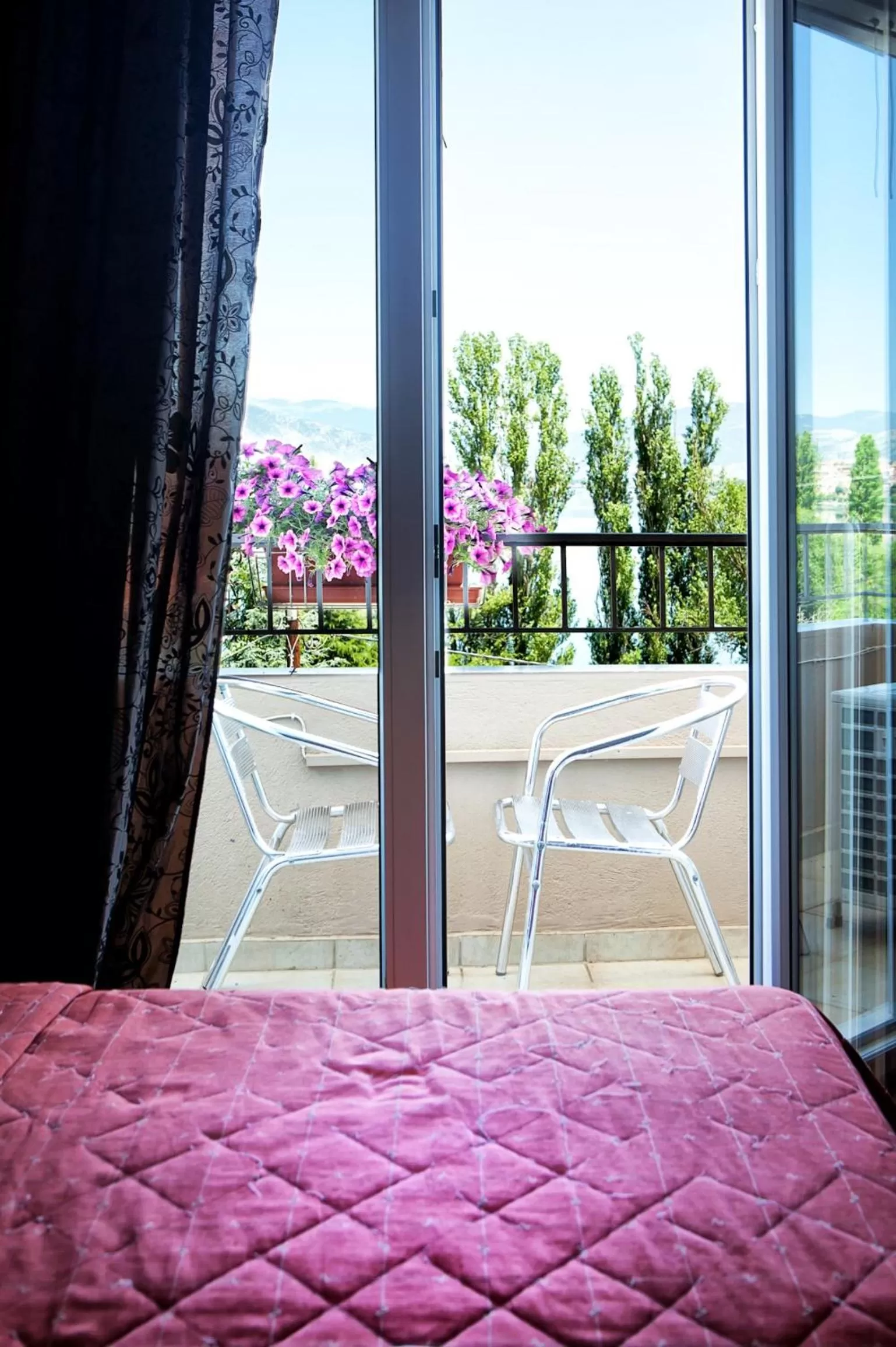 Balcony/Terrace in Anastassiou Hotel - Bike and motorcycle friendly hotel