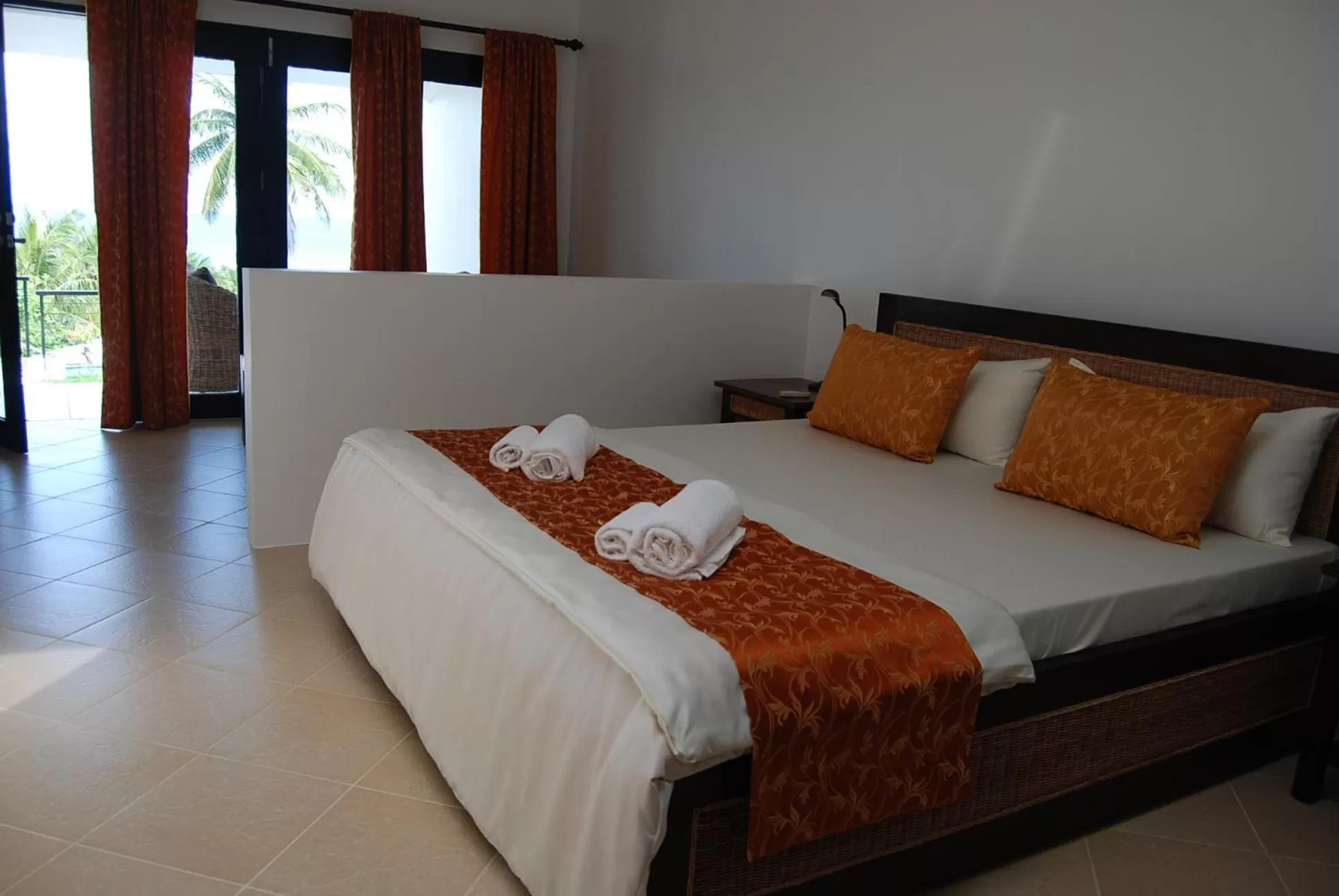 Bed in Panorama de Argao Boutique Resort