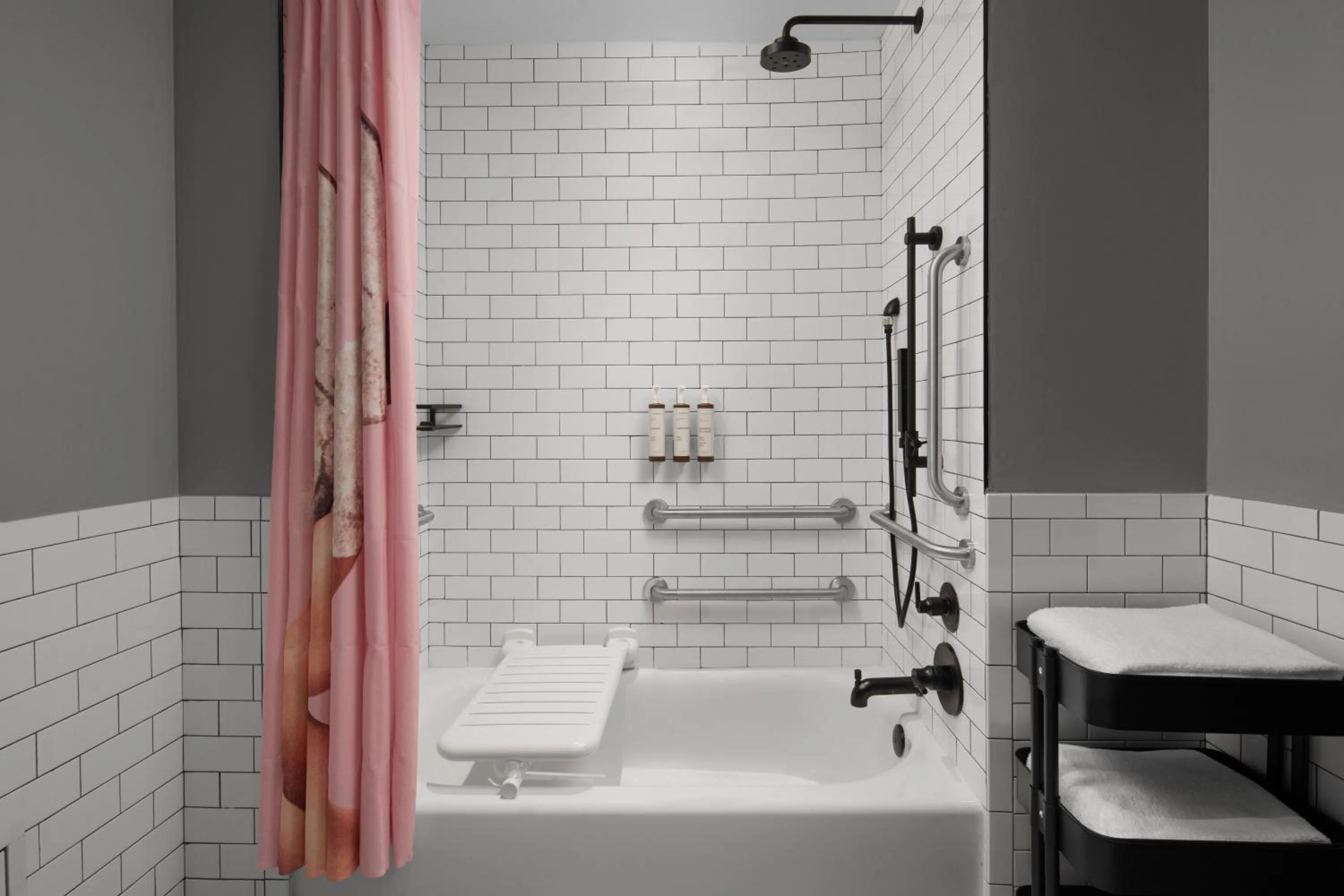 Bathroom in Moxy Houston Downtown