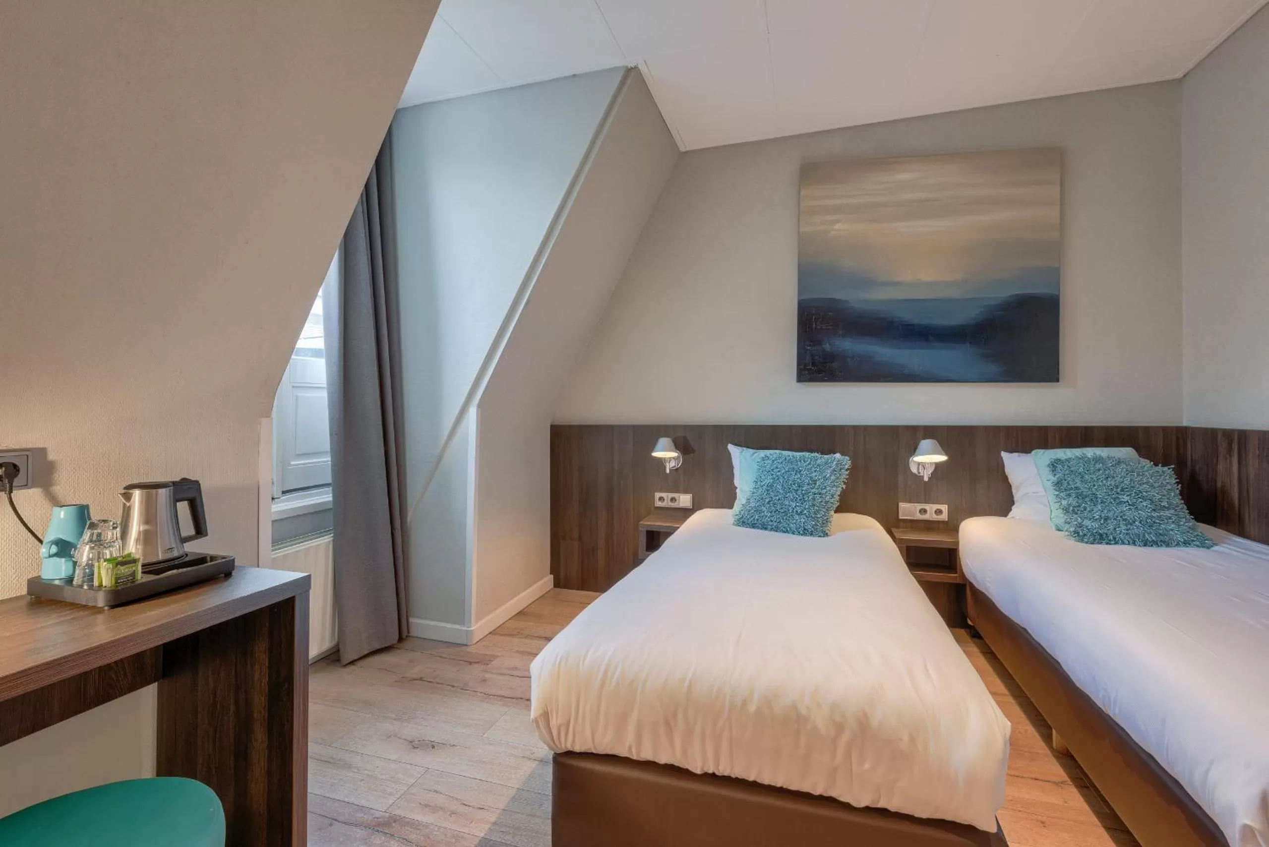 Bed in Hotel Damsquare