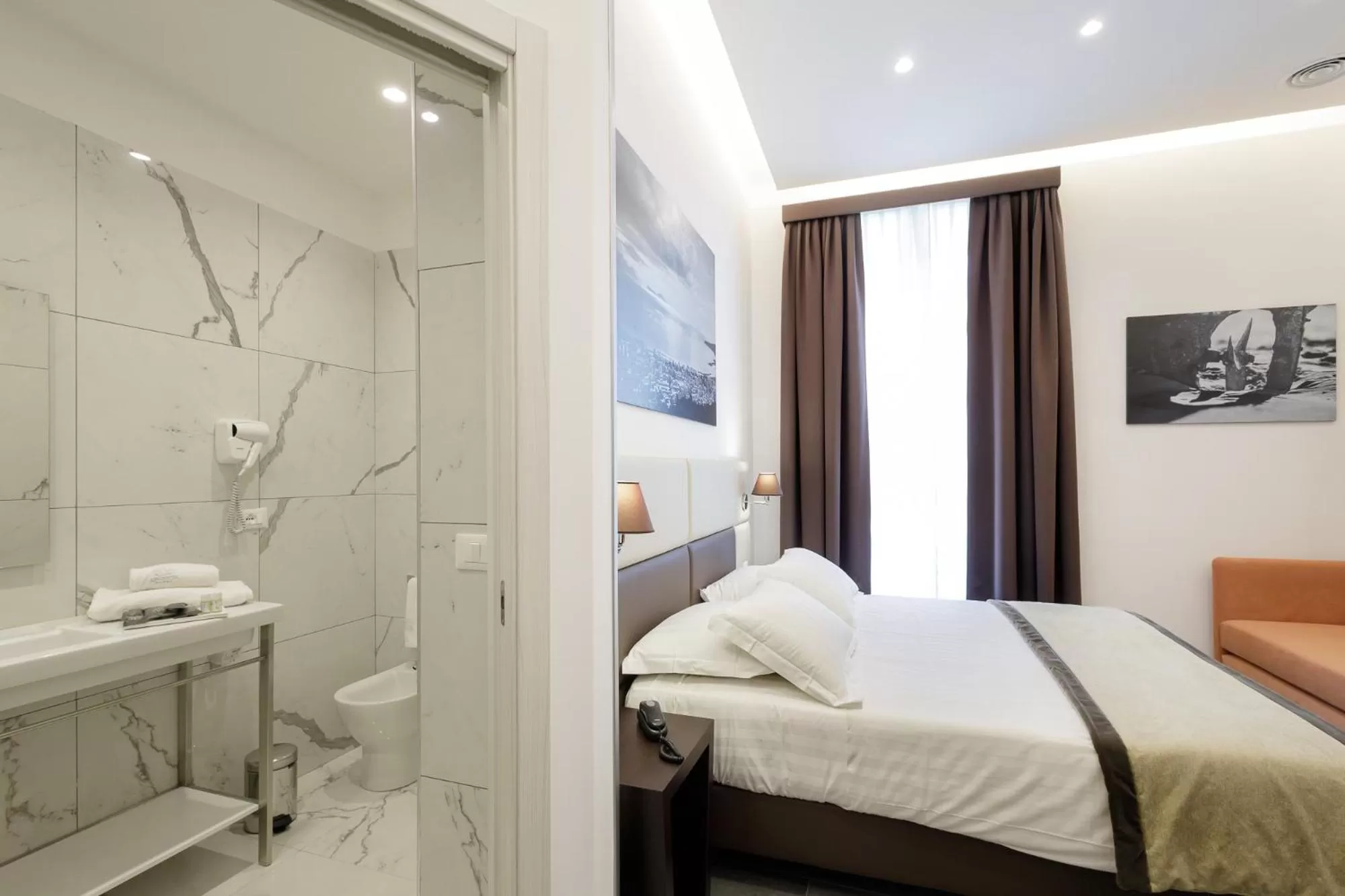 Bed in Hotel Palazzo Argenta