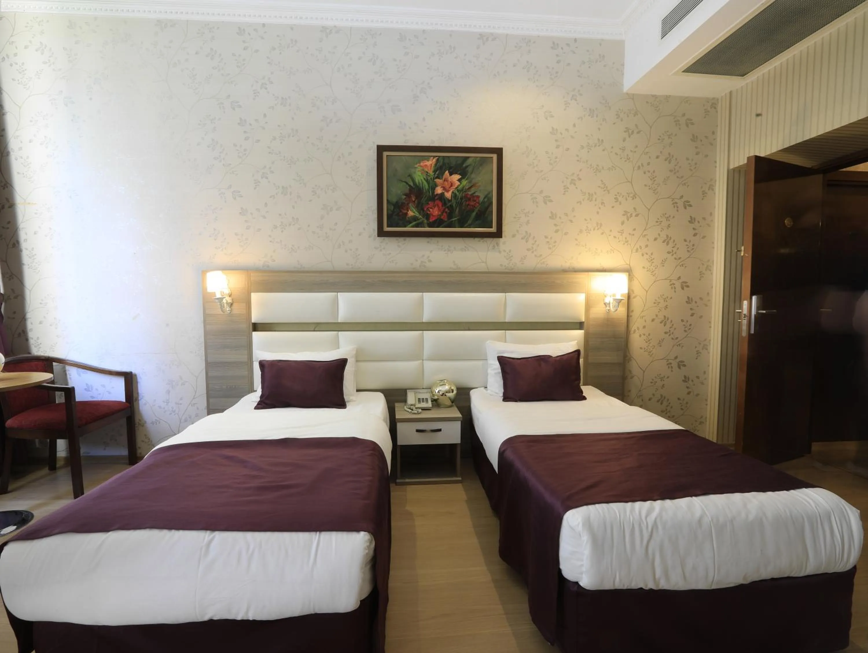 Bed in Nil Hotel İstanbul City Center