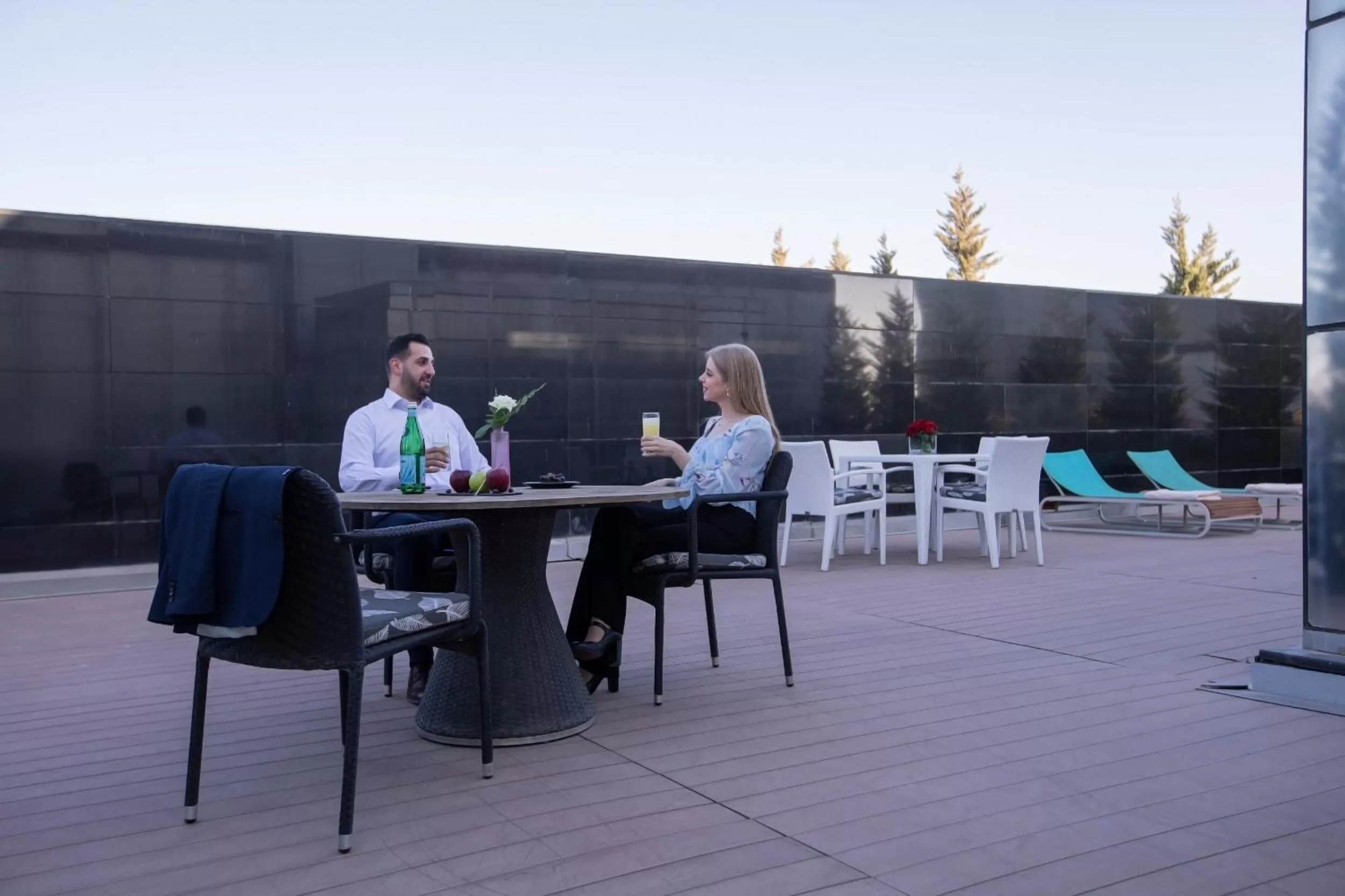 Garden in The Abdali Boulevard Hotel