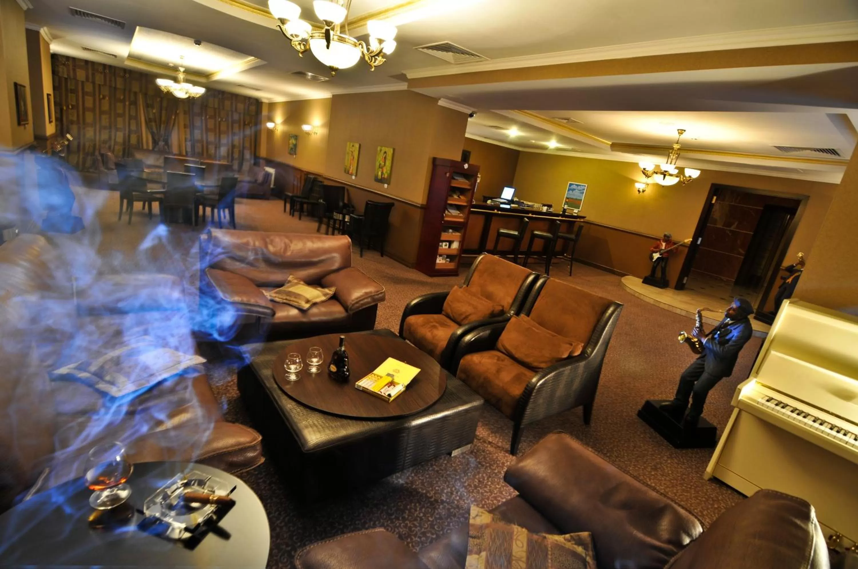 Lounge or bar in Grand Tien Shan Hotel