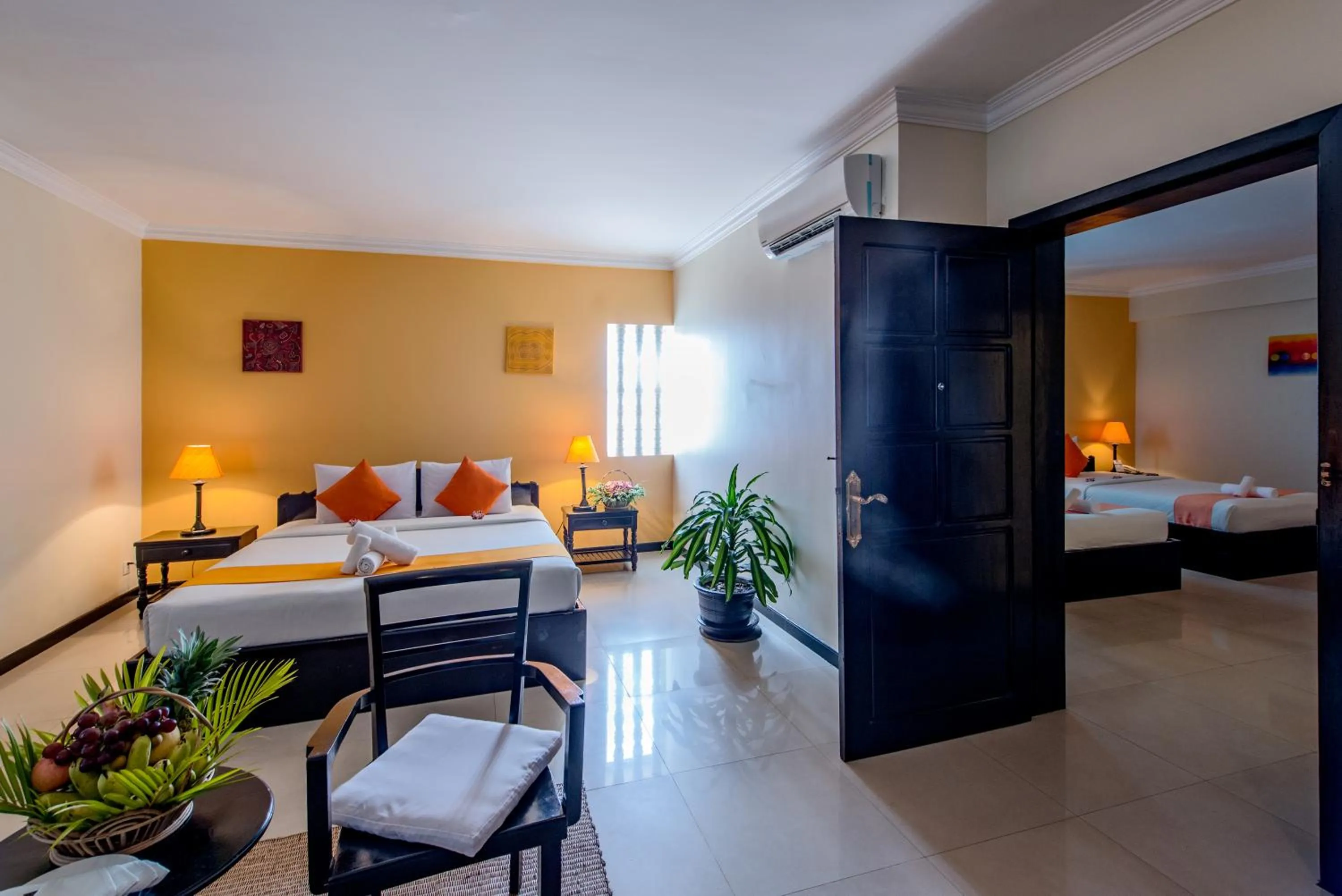 Photo of the whole room, Bed in Angkor Panoramic Boutique Hotel