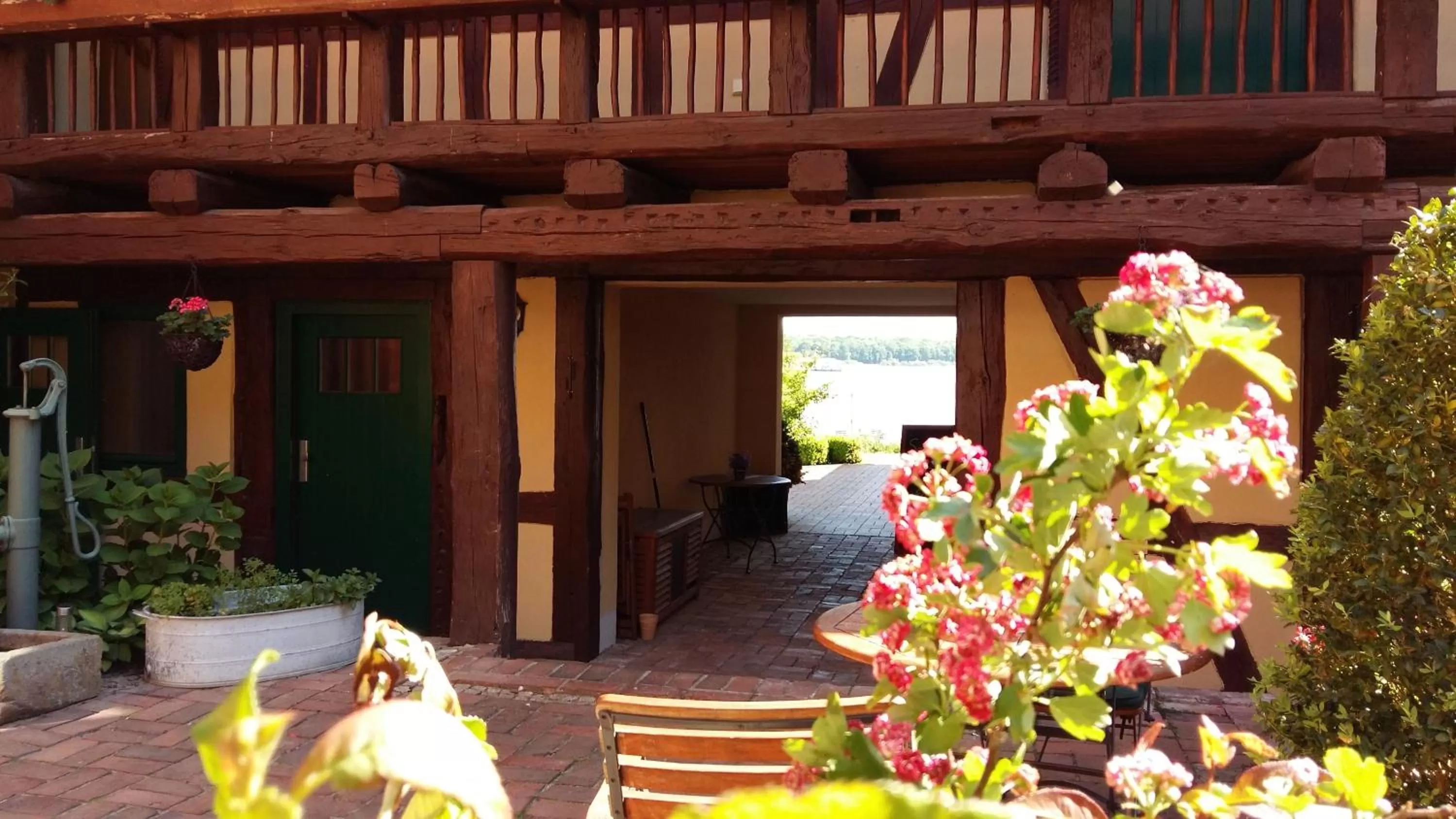 Lake view in Hotel Inselhof