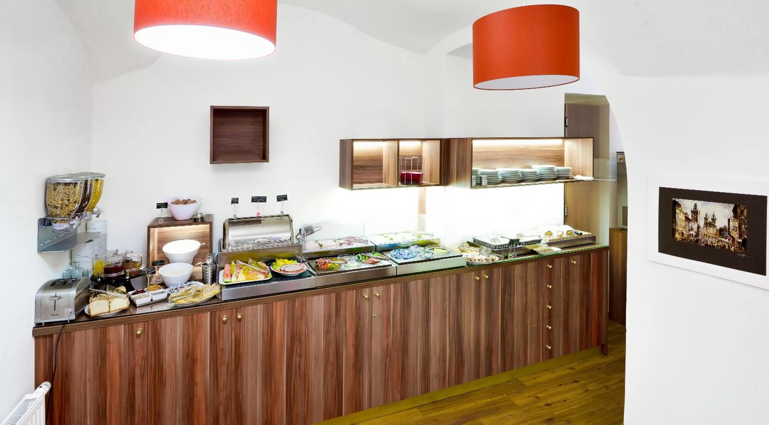 Buffet breakfast in Hotel Residence Green Lobster