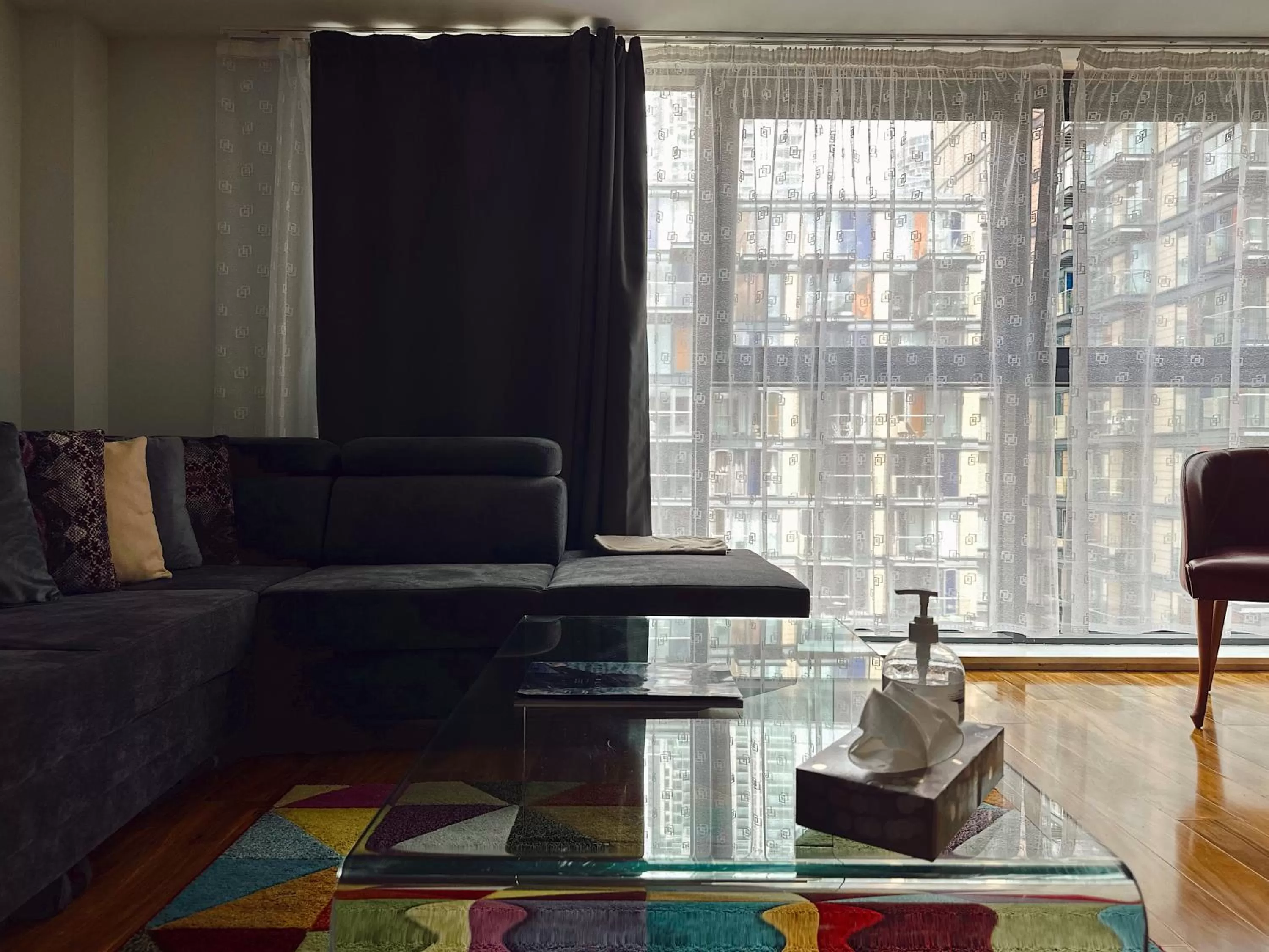 Living room in Canary Wharf - Luxury Apartments