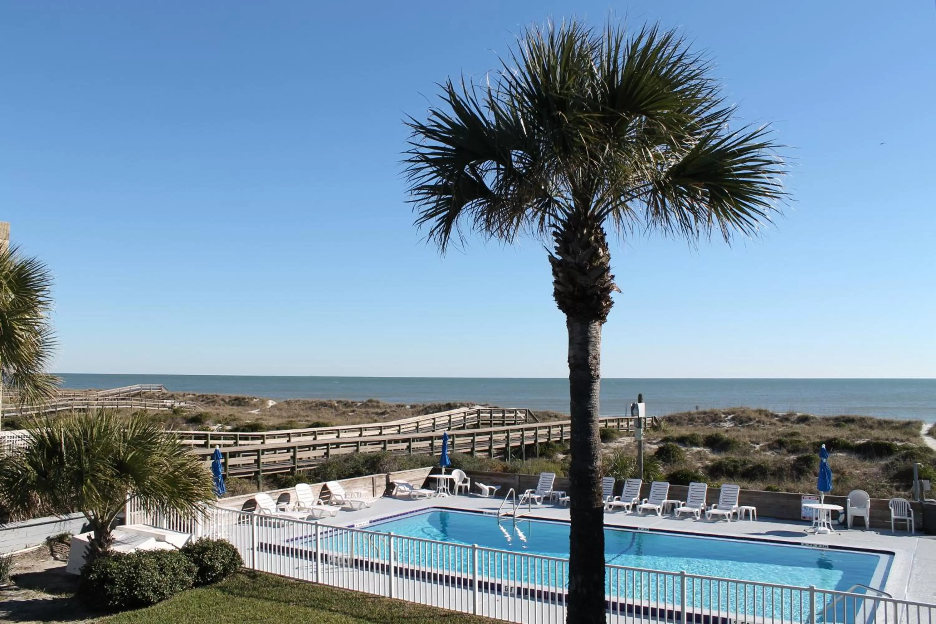 Balcony/Terrace in Beachside Motel - Amelia Island