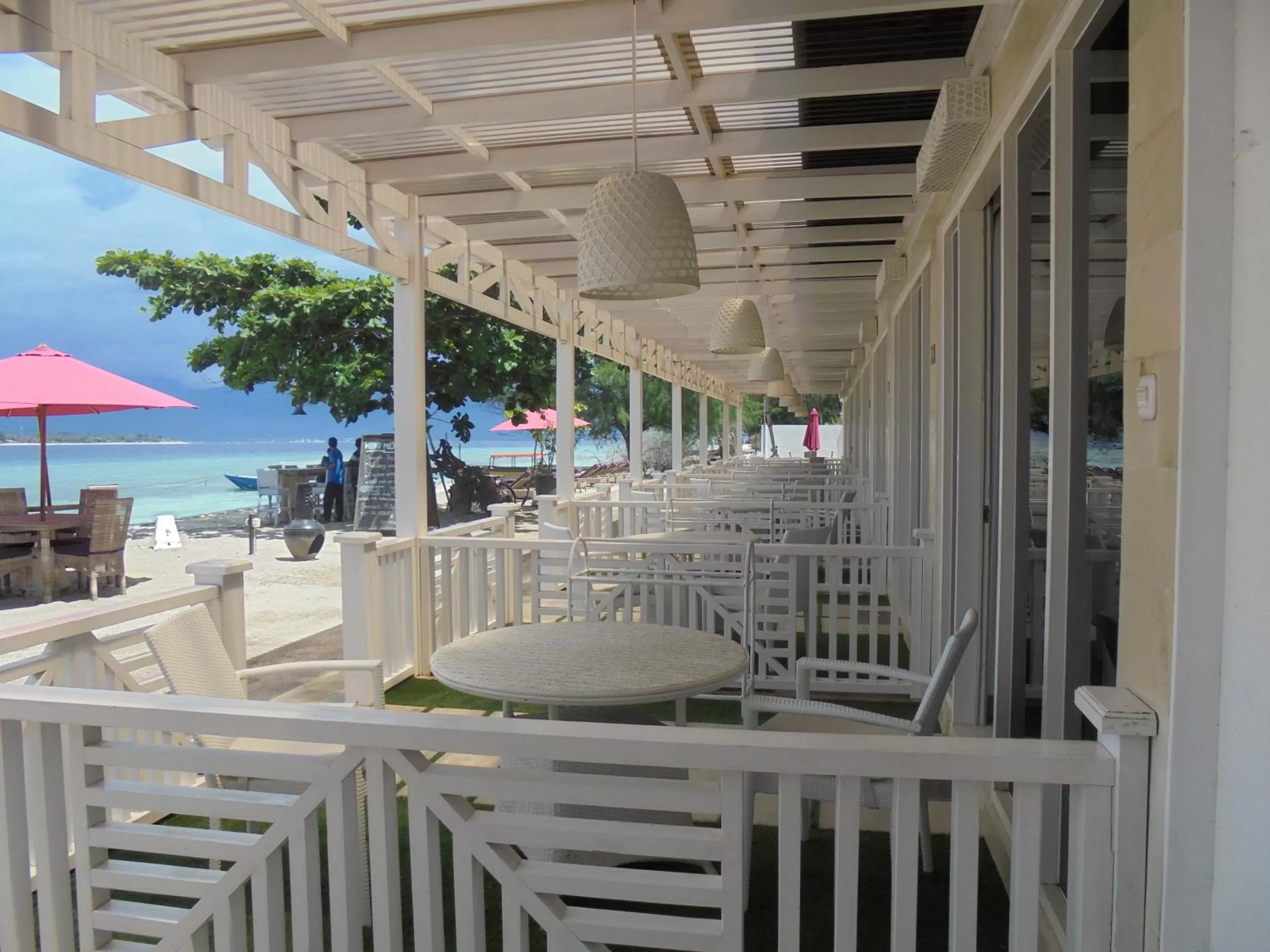 Balcony/Terrace in Gili Meno Mojo Beach Resort