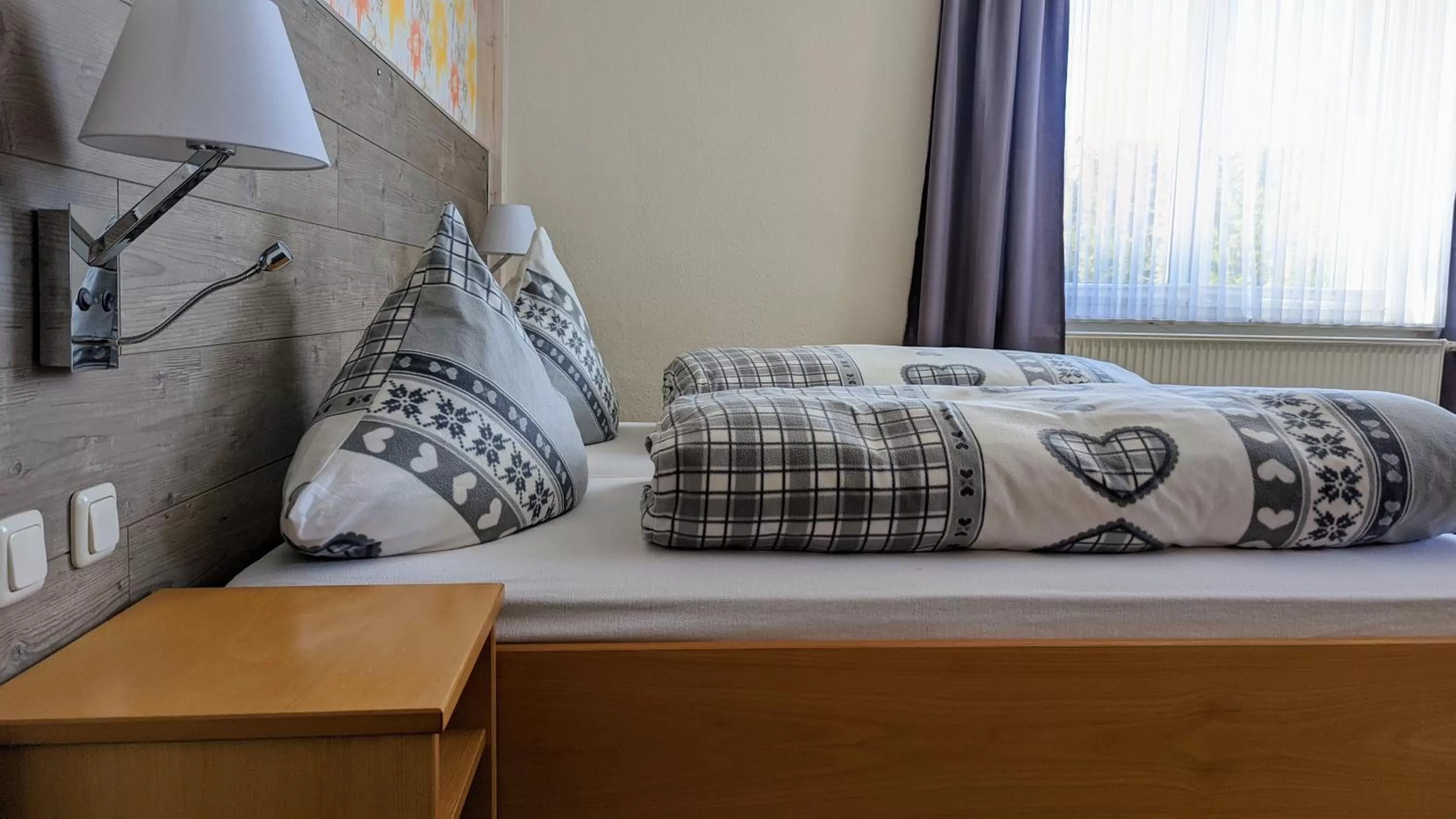 Photo of the whole room, Bed in Hotel Heilbrunnen