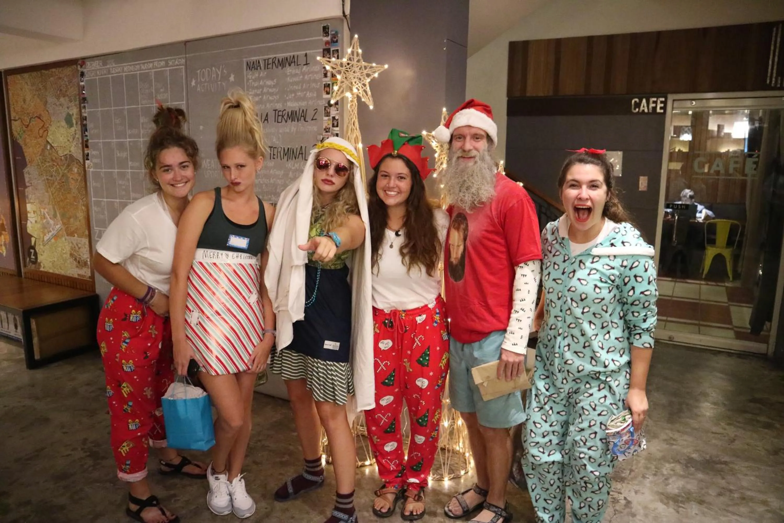 Lobby or reception in Z Hostel