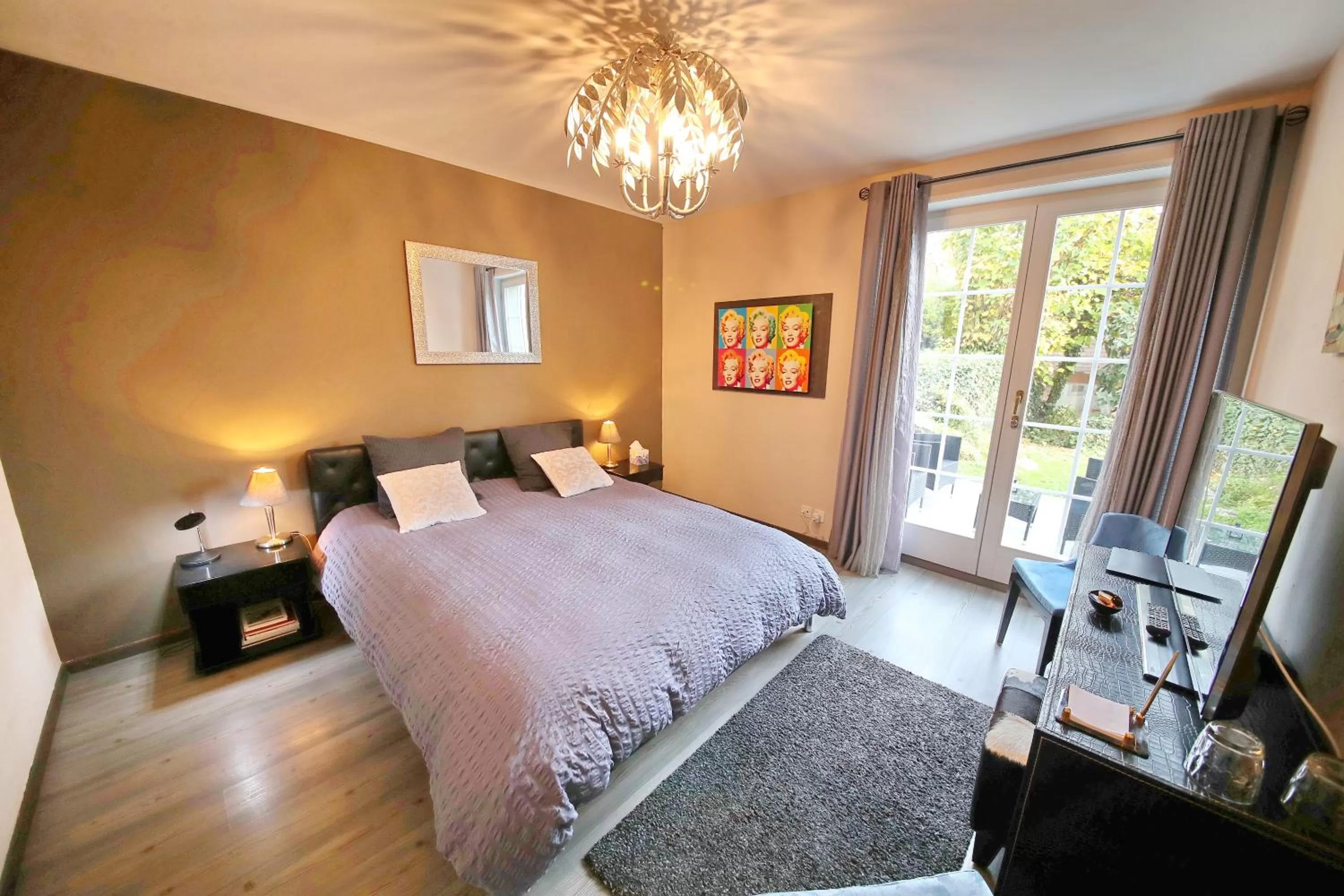 Bed in B&B Corseaux Beach & Riviera Beach