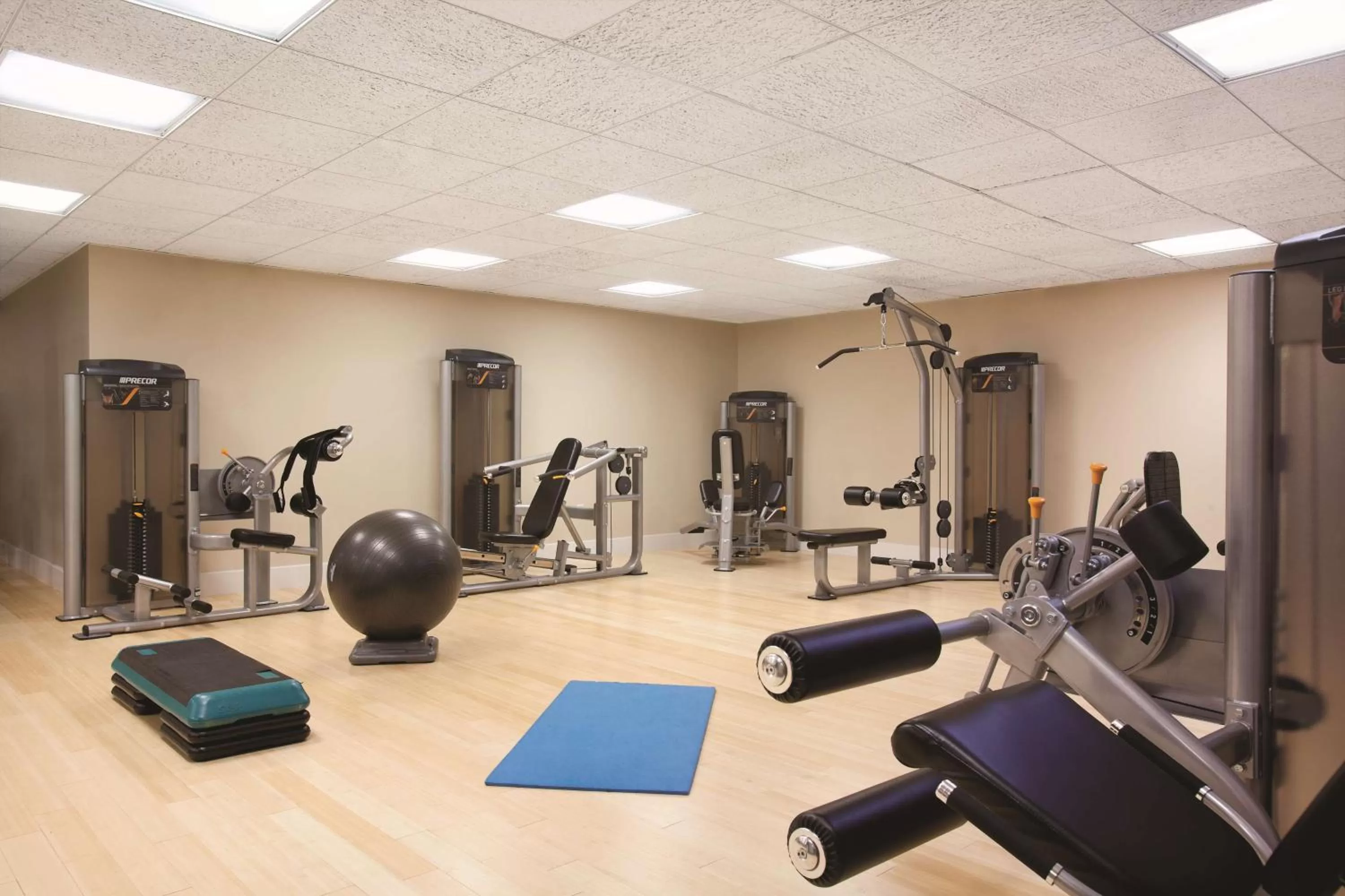 Fitness centre/facilities in Hilton Boston Dedham