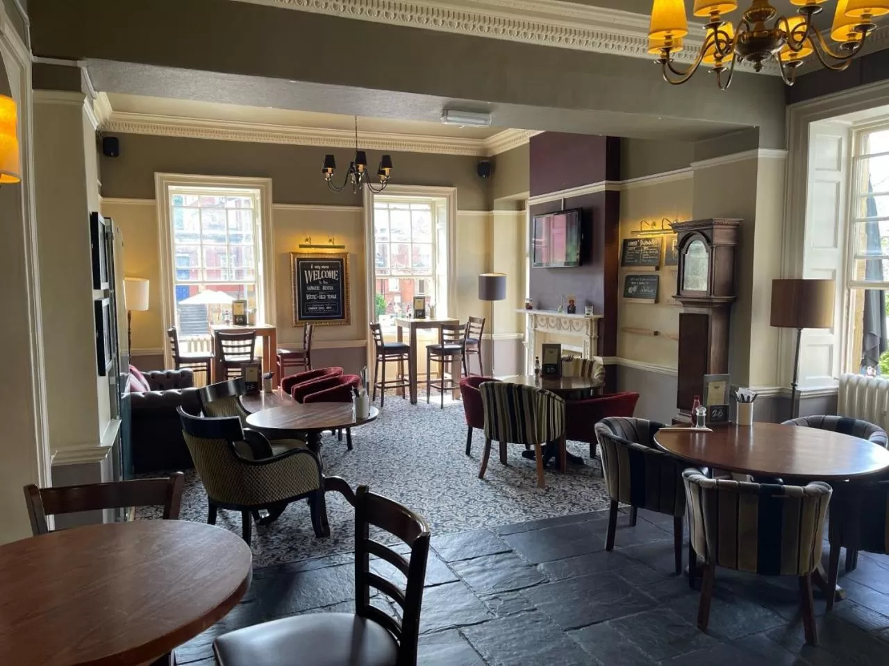 Lounge or bar in Manor Hotel by Greene King Inns