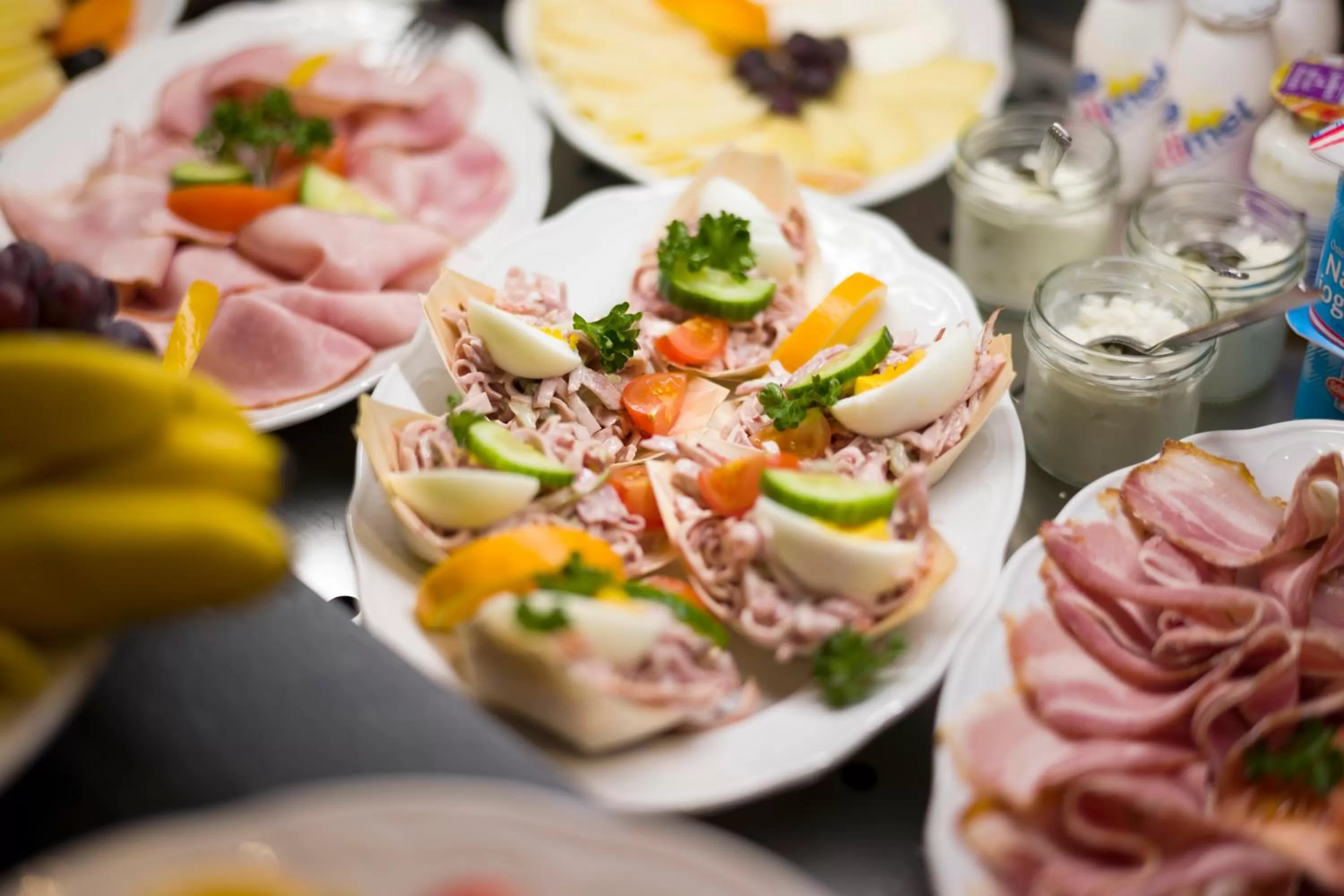 Food close-up in Alpenhof Hotel Garni Suprême