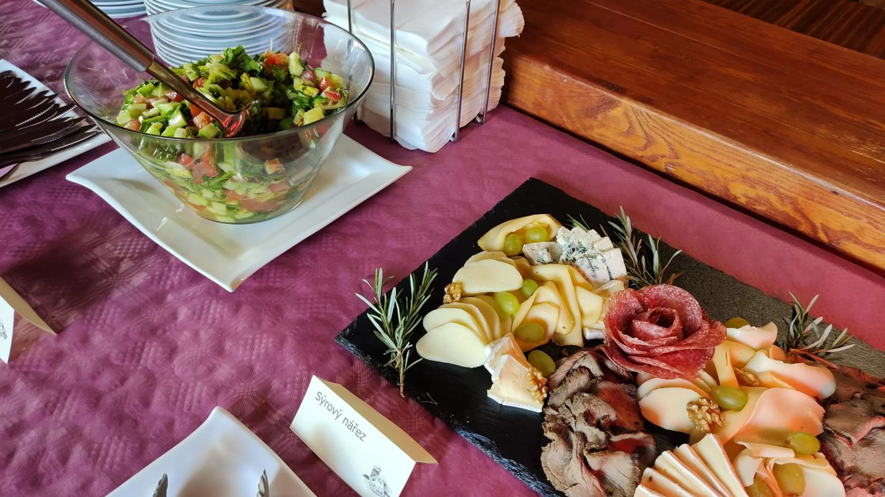 Food and drinks in Hotel Ludmila