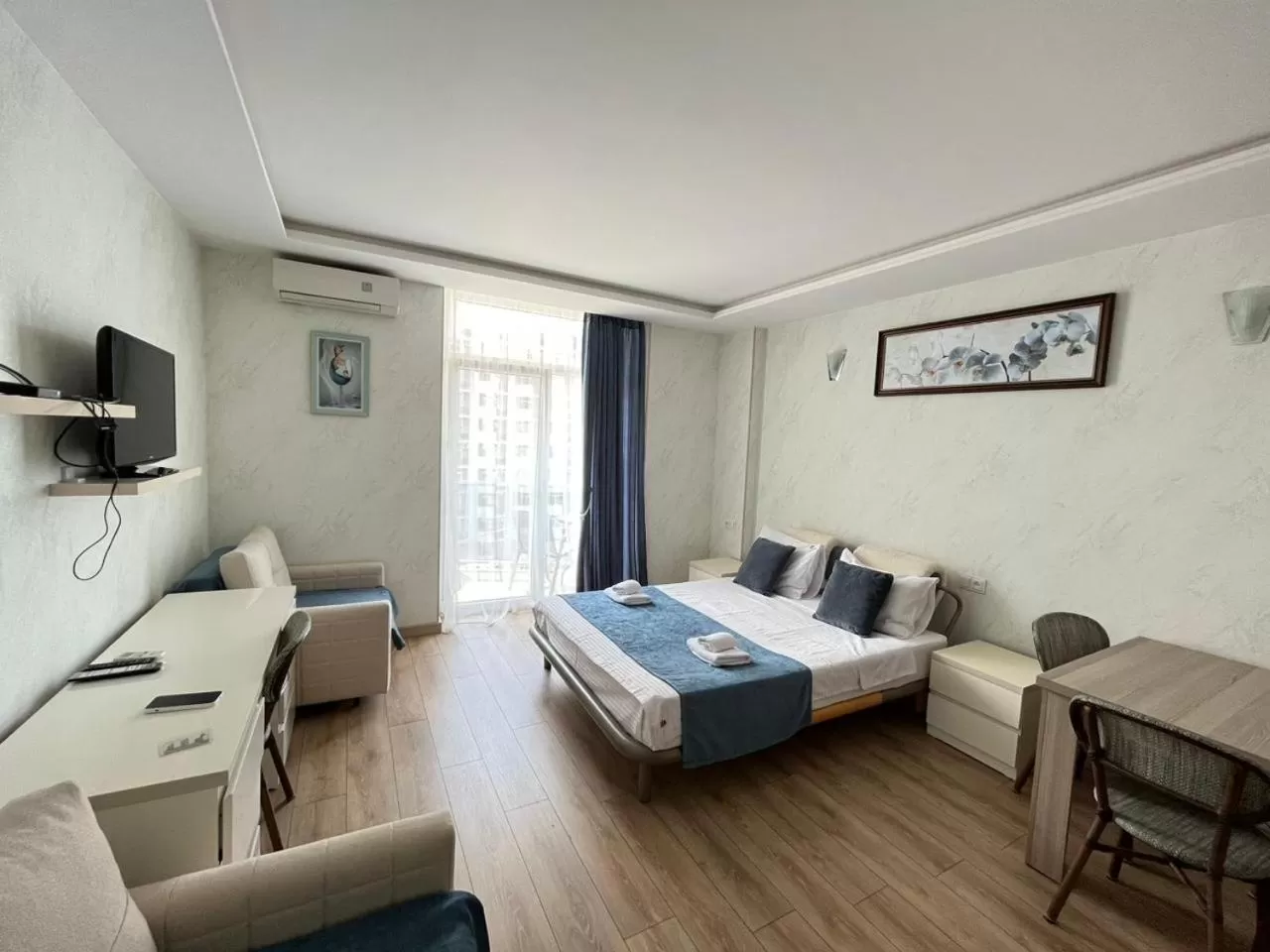 Bed in Aparthotel Holiday Lux Batumi