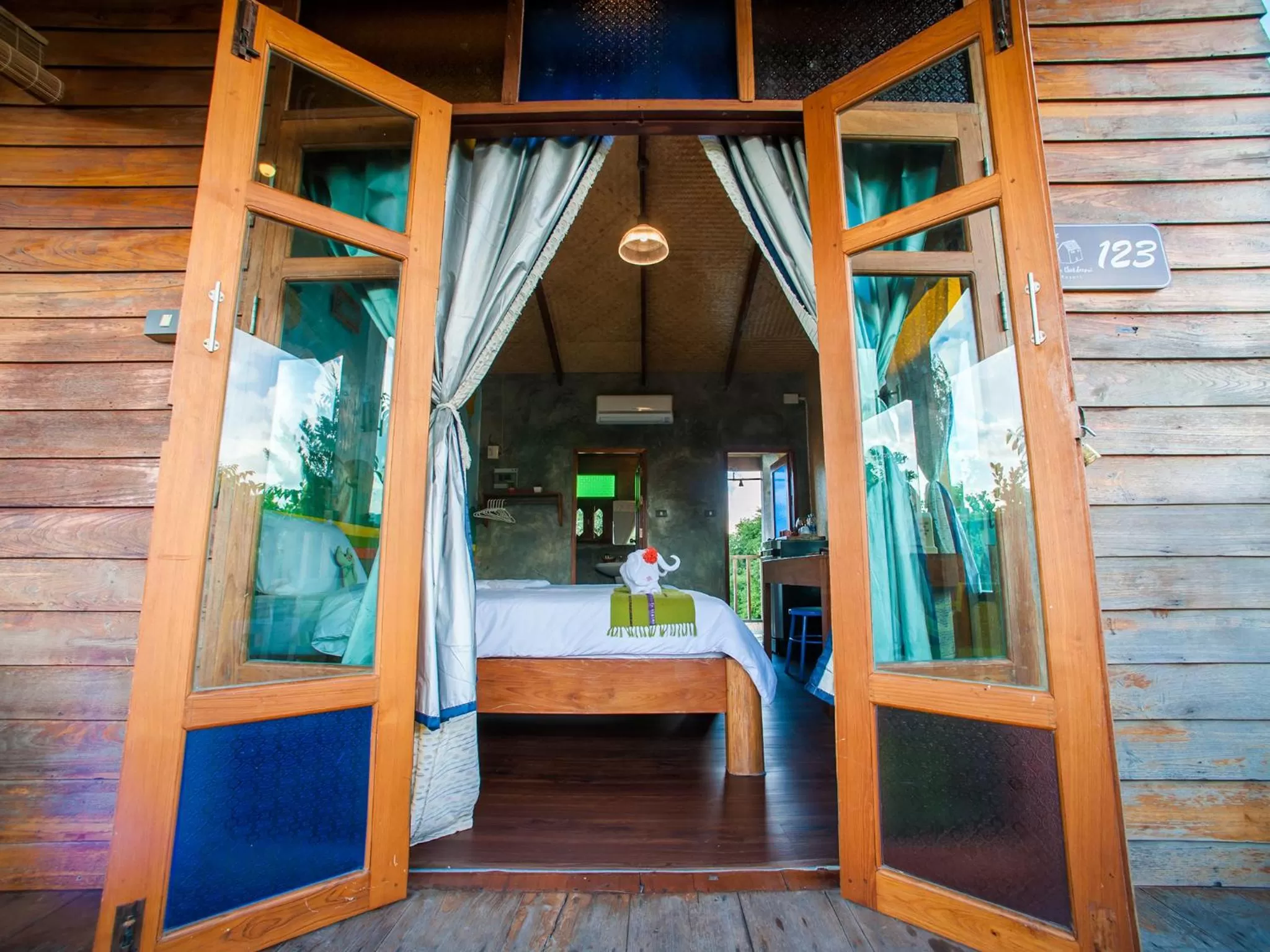 Balcony/Terrace in Baan Chokdee Pai Resort