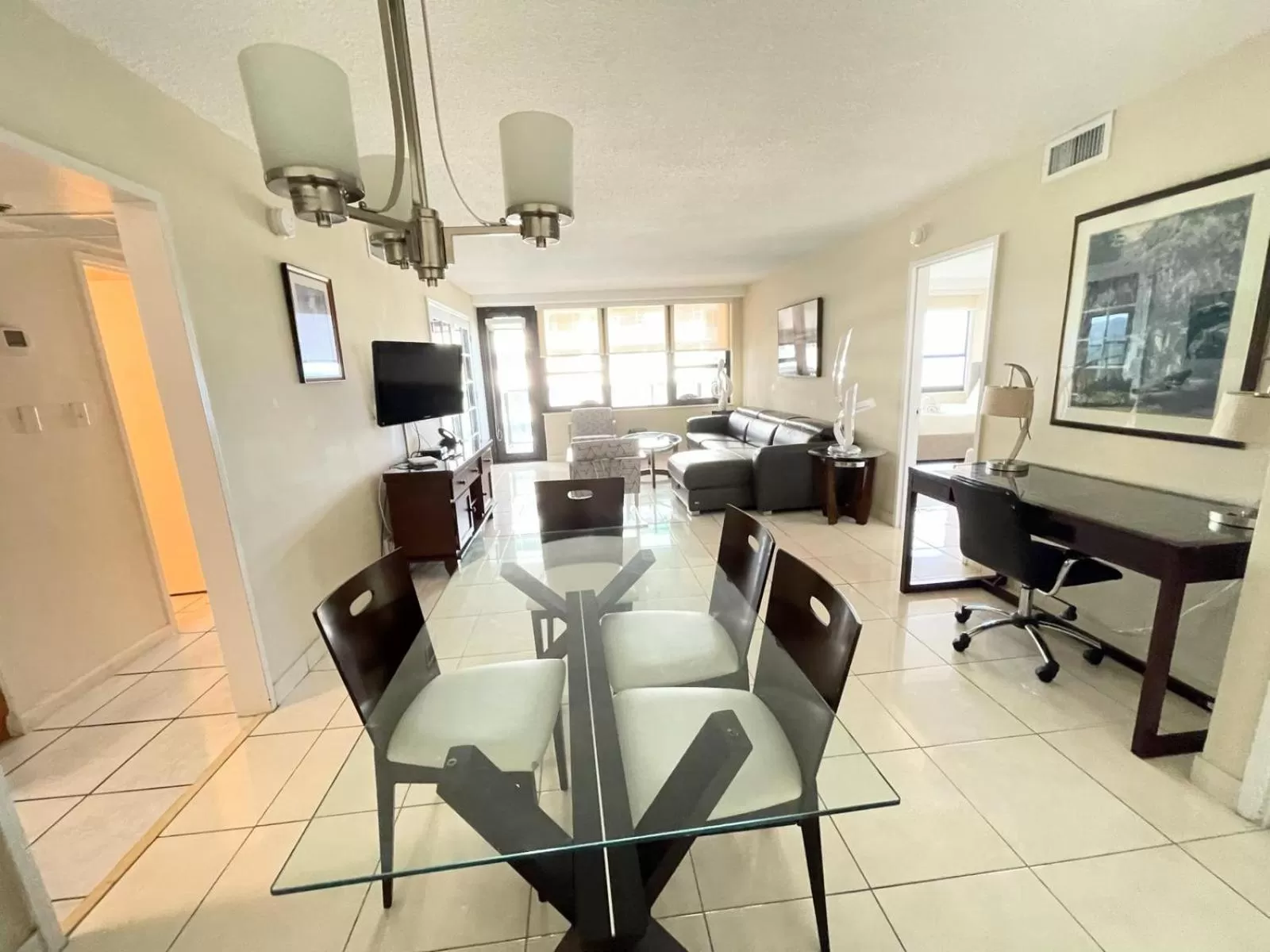 Living room, Dining Area in The Alexander Beach Residences