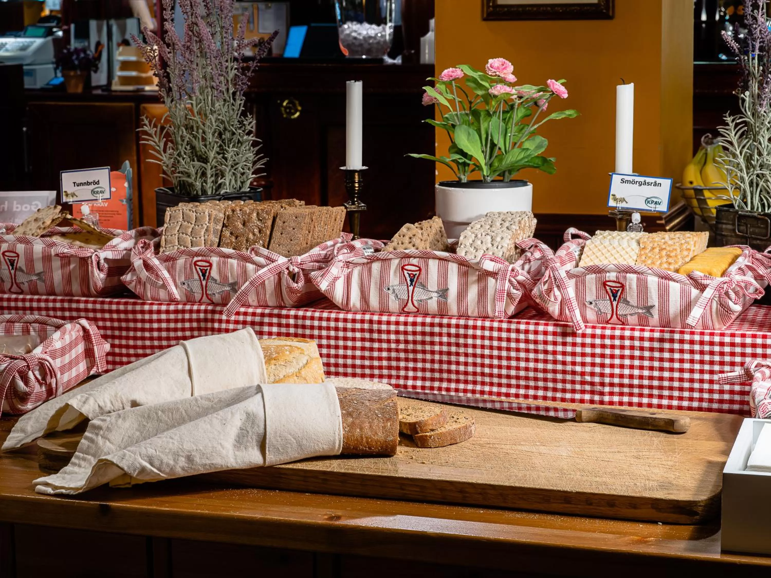 Buffet breakfast in Fagersta Wärdshuset C. Dickens