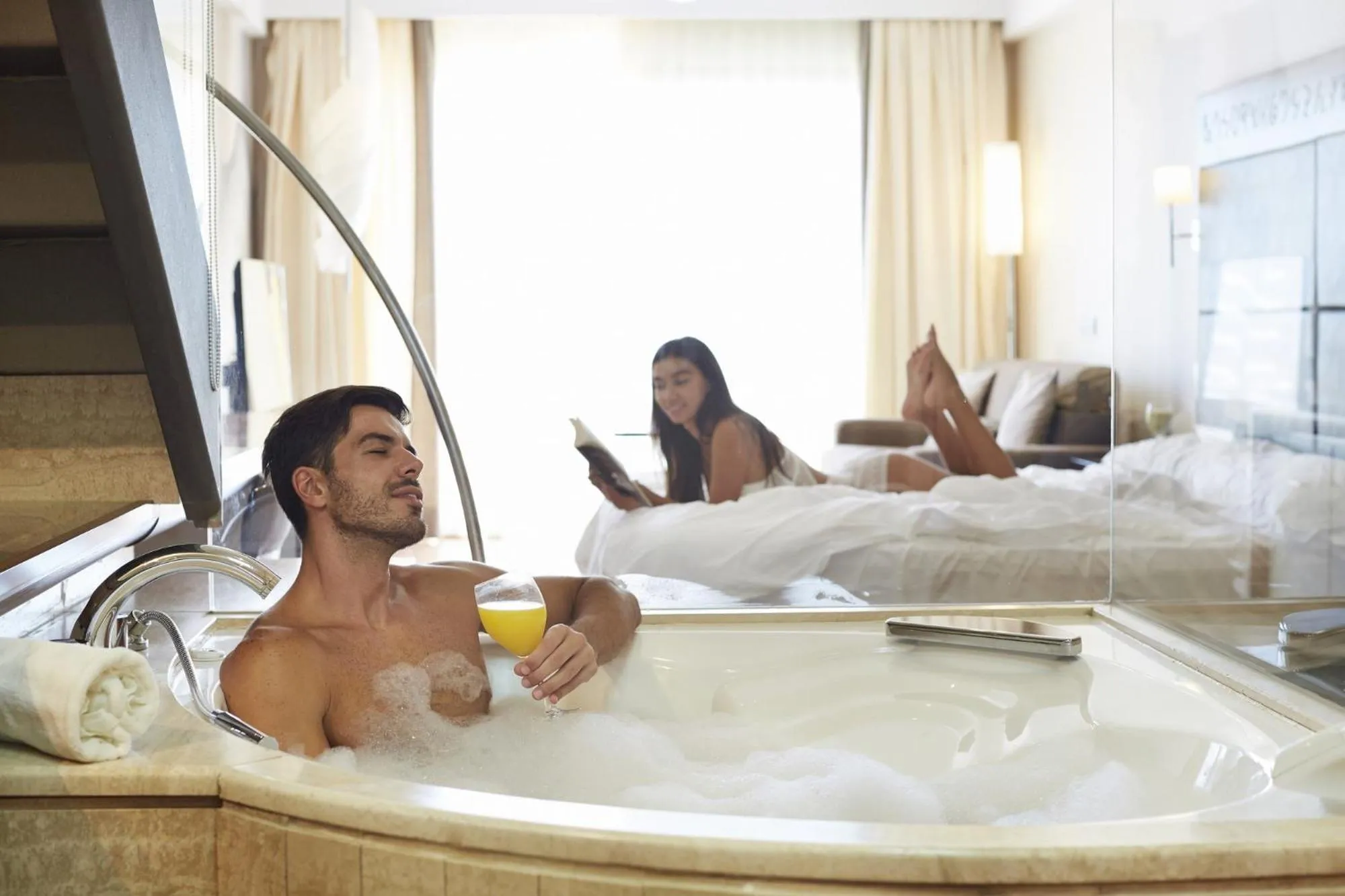 People, Bed in Insotel Fenicia Prestige Suites & Spa