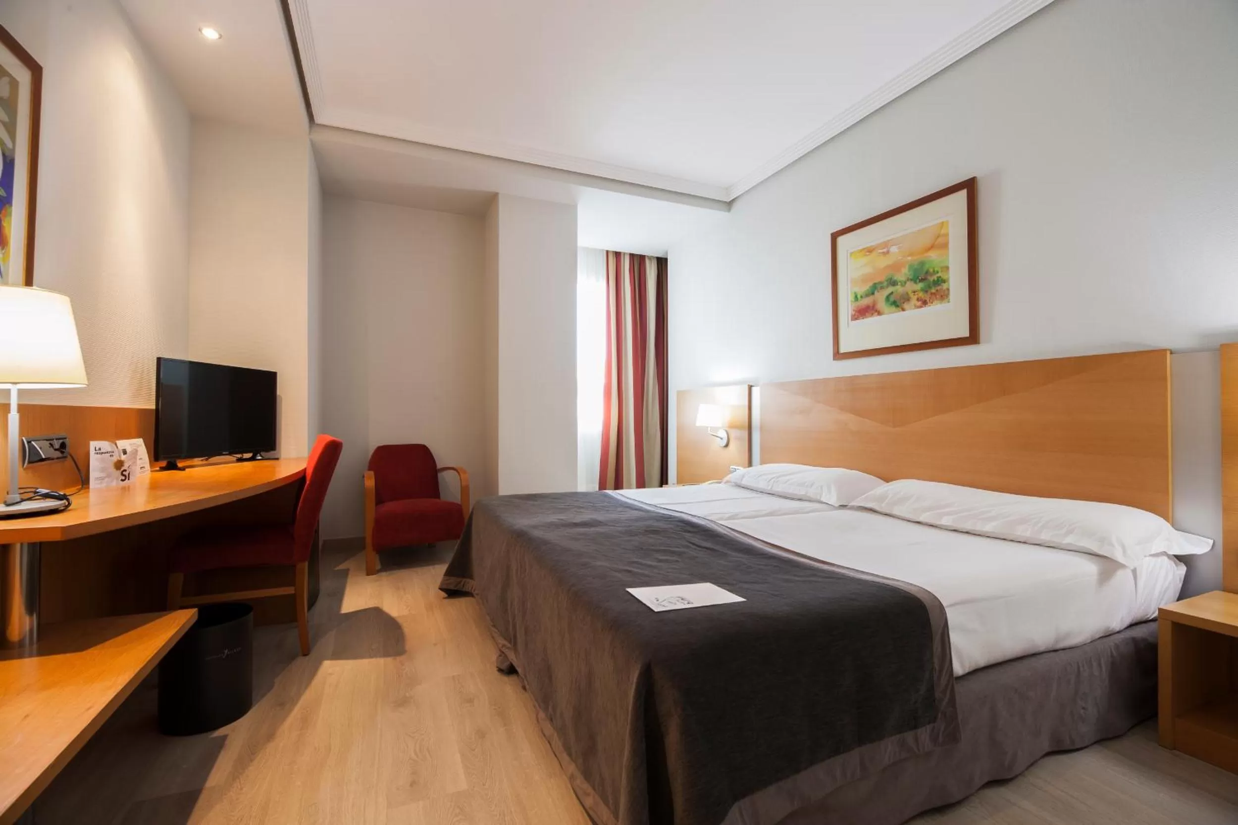 Photo of the whole room, Bed in Silken Luis de León