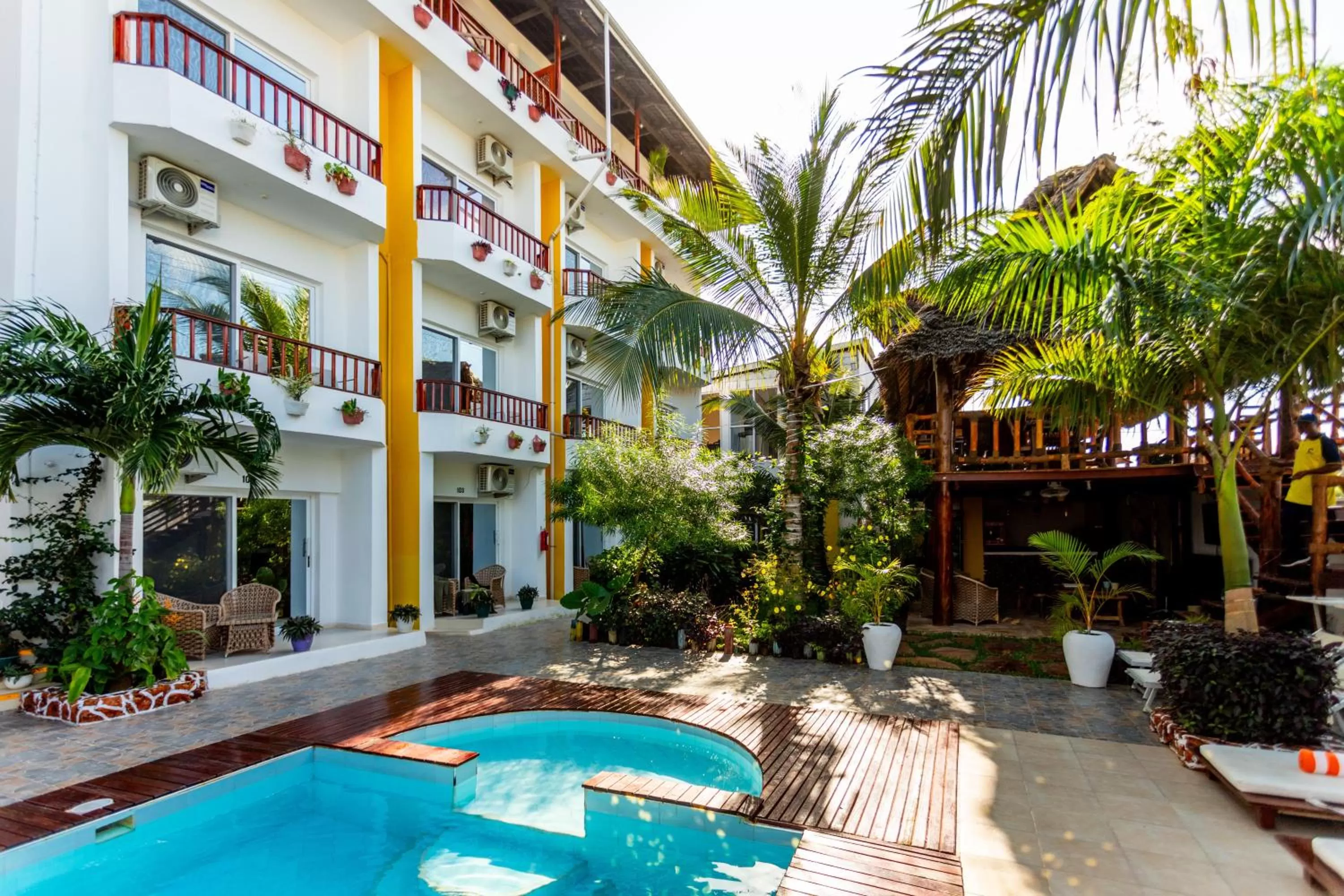 Swimming Pool in Canary Nungwi Hotel & Free SPA