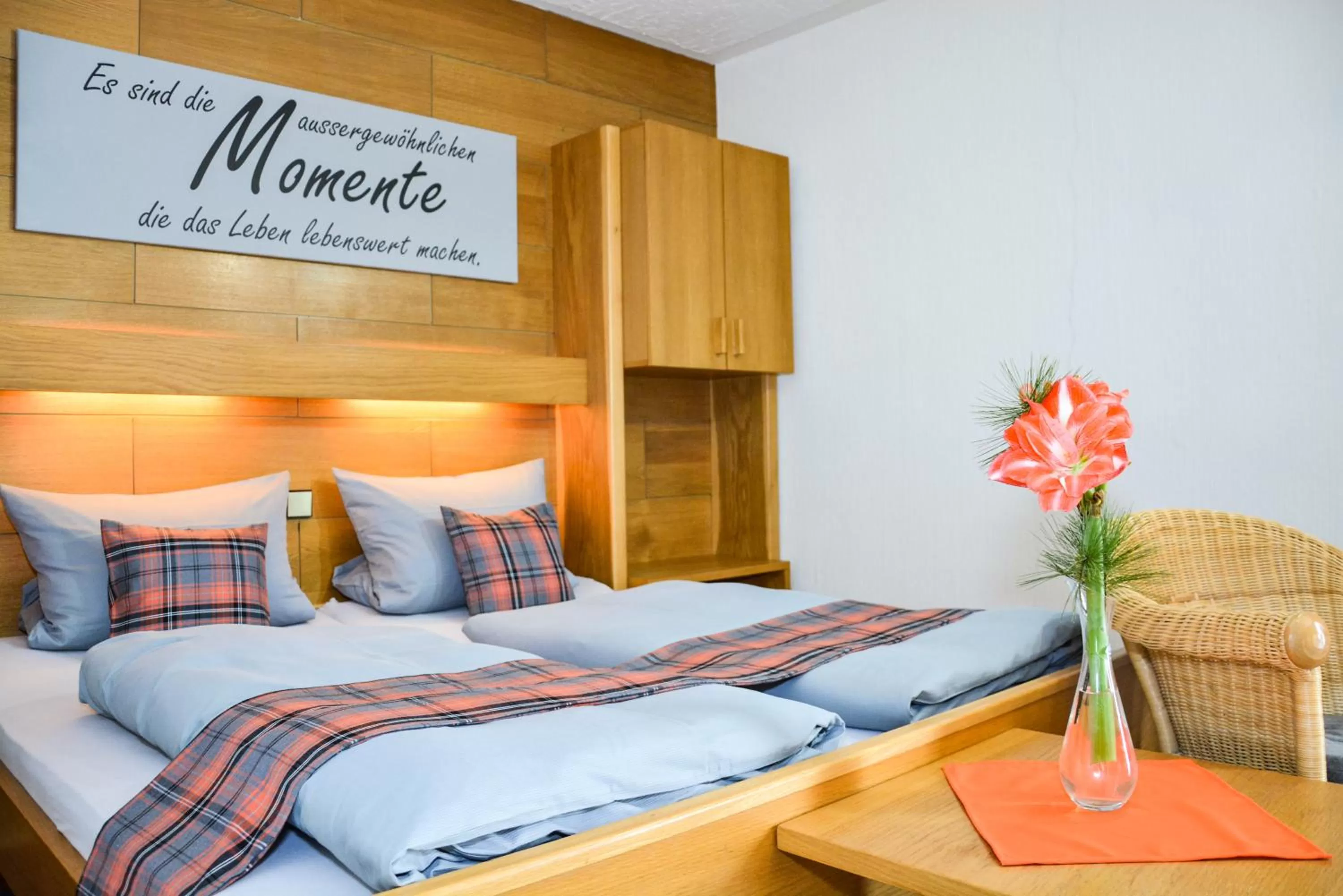 Bedroom, Bed in Hotel Waldblick