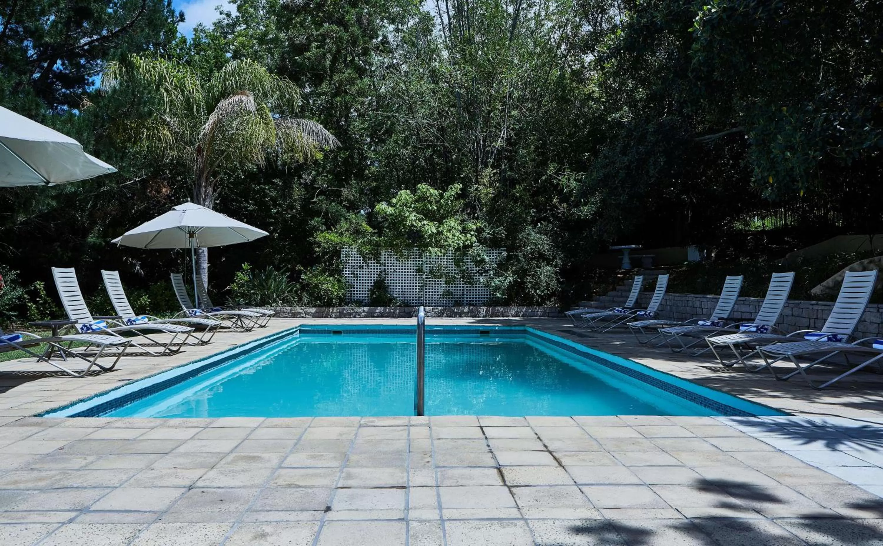 Pool view in The Devon Valley Hotel