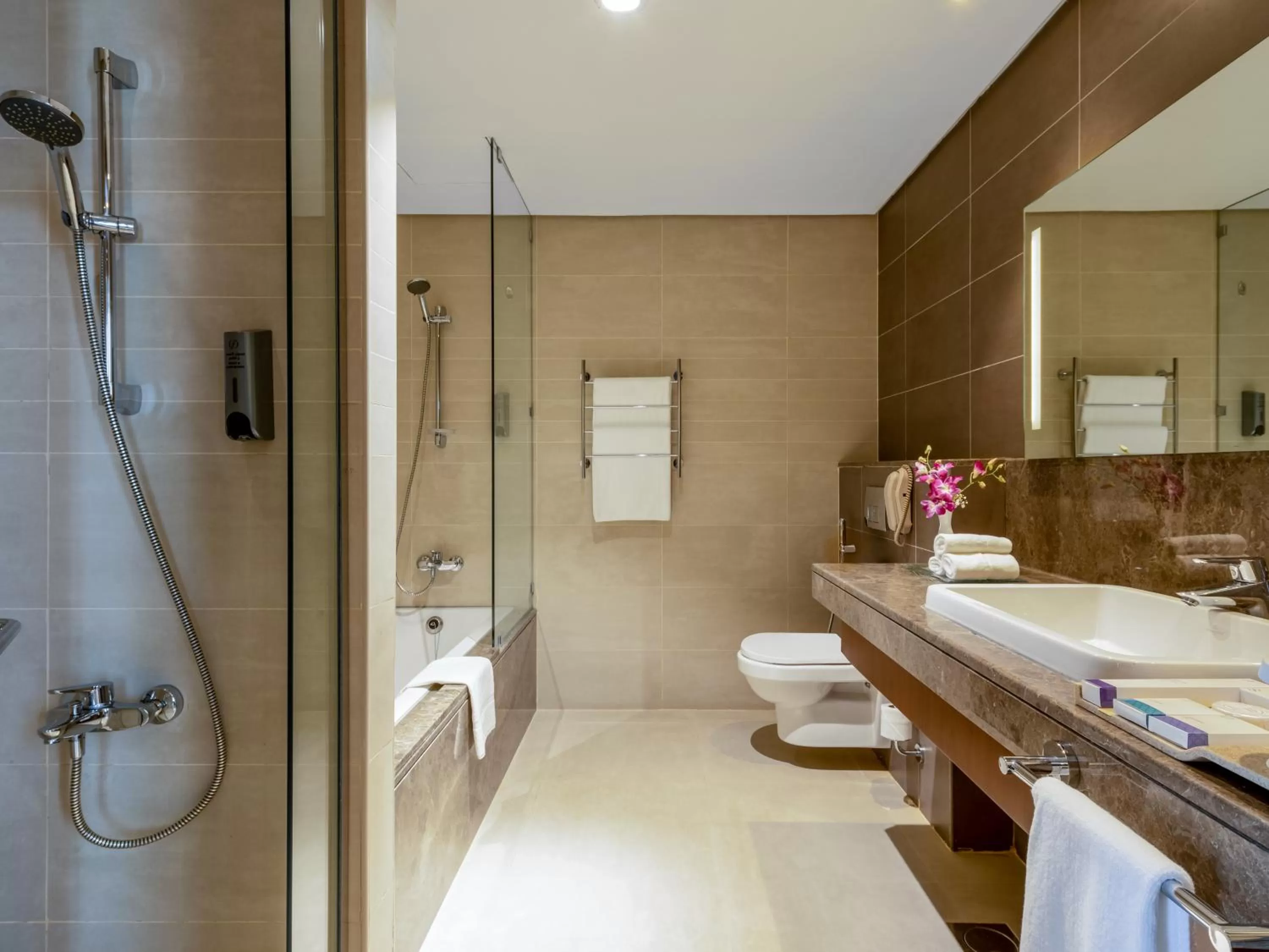 Bathroom in Flora Al Barsha Hotel At The Mall