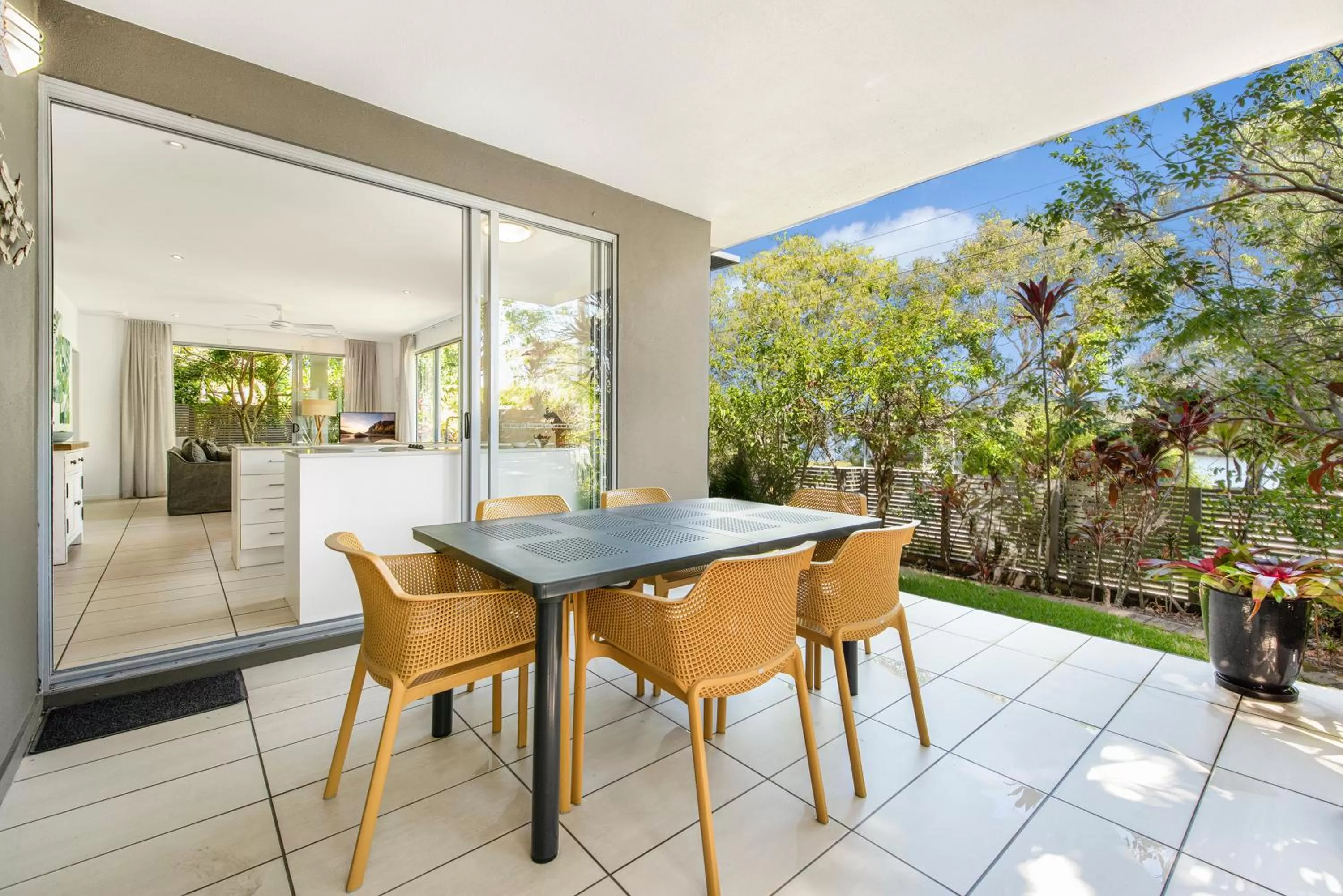 Patio in Metzo Noosa Resort