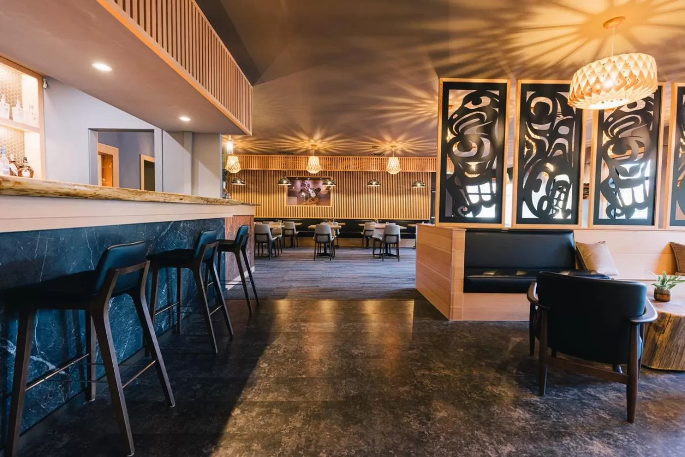 Dining area in Kwa'lilas Hotel