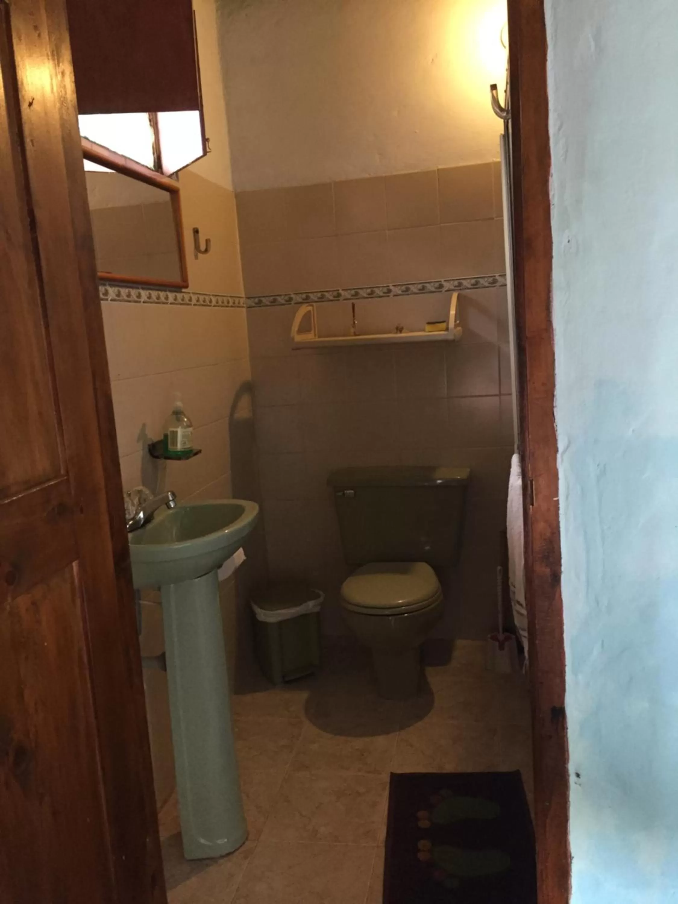 Bathroom in Casa finca típica the lake hotel