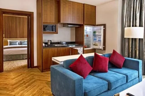 Kitchen or kitchenette in Century Hotel Doha