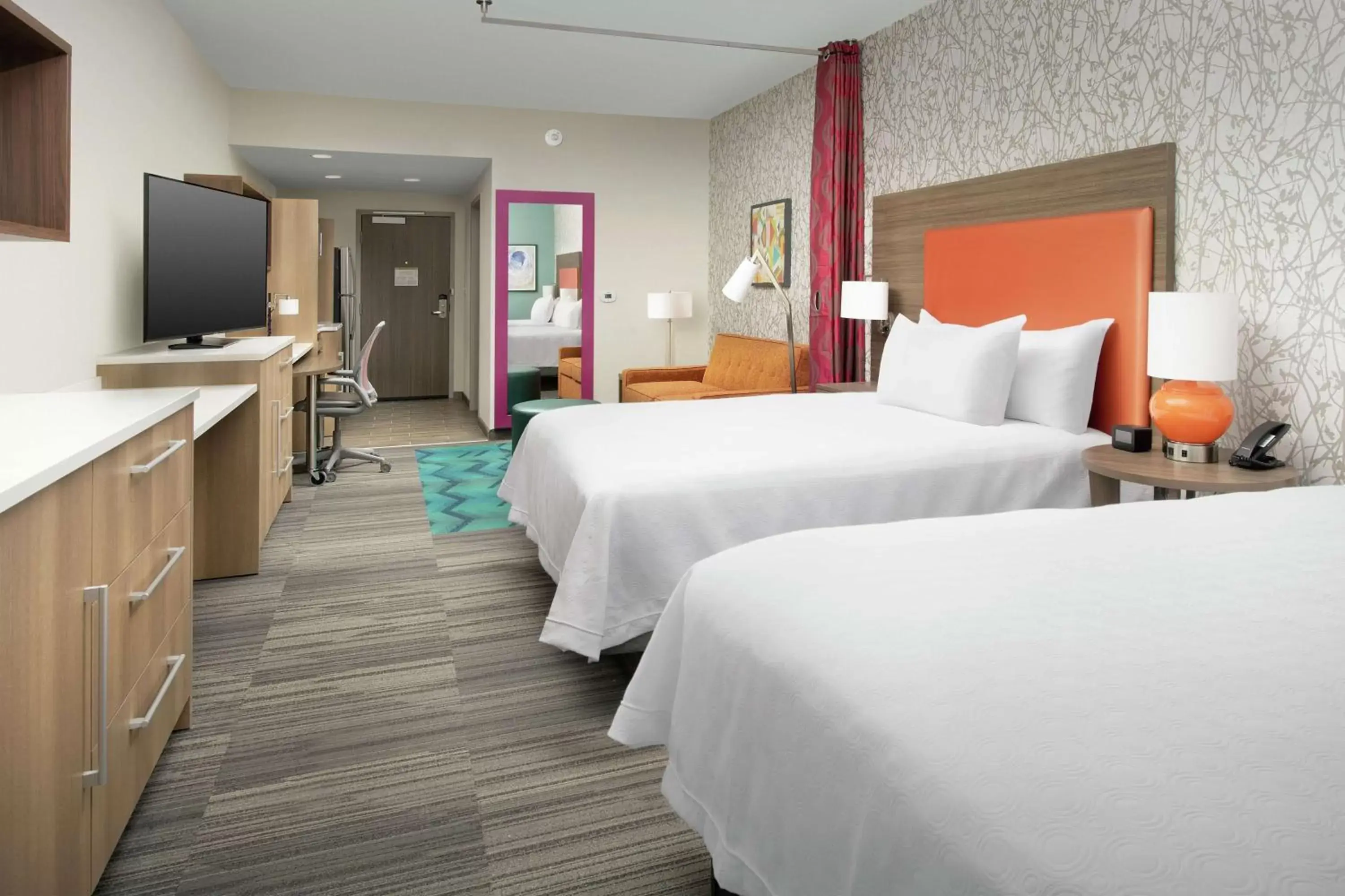 Queen Suite with Two Queen Beds - Hearing Accessible/Non-Smoking in Home2 Suites By Hilton Lakeland Queen Suite with Two Queen Beds - Hearing Accessible/Non-Smoking in Home2 Suites By Hilton Lakeland