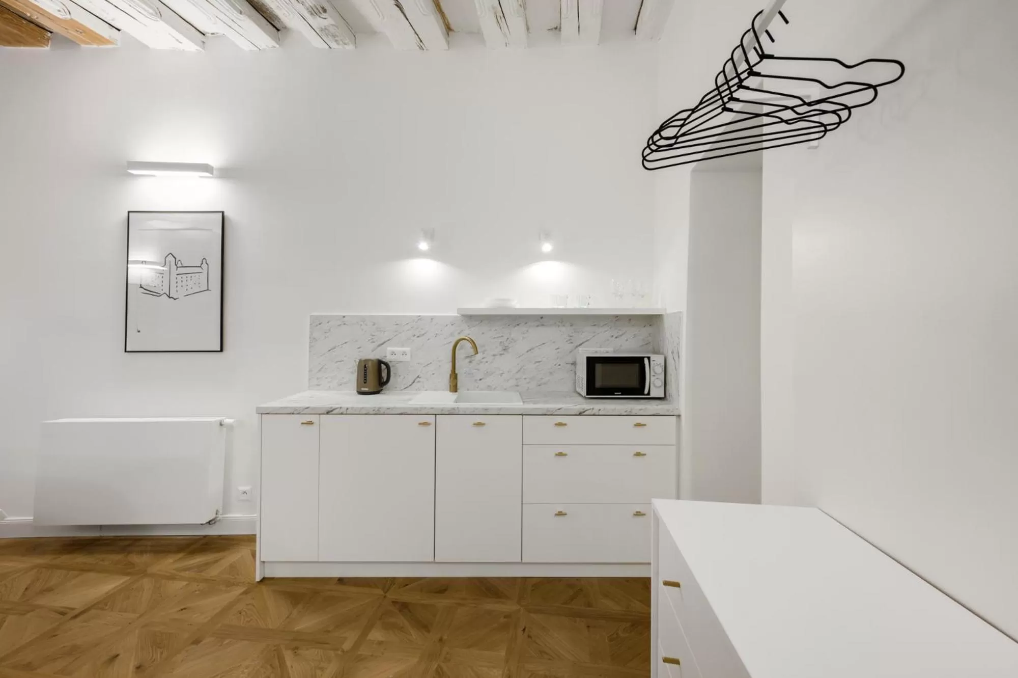 Kitchen or kitchenette in Palace Apartments