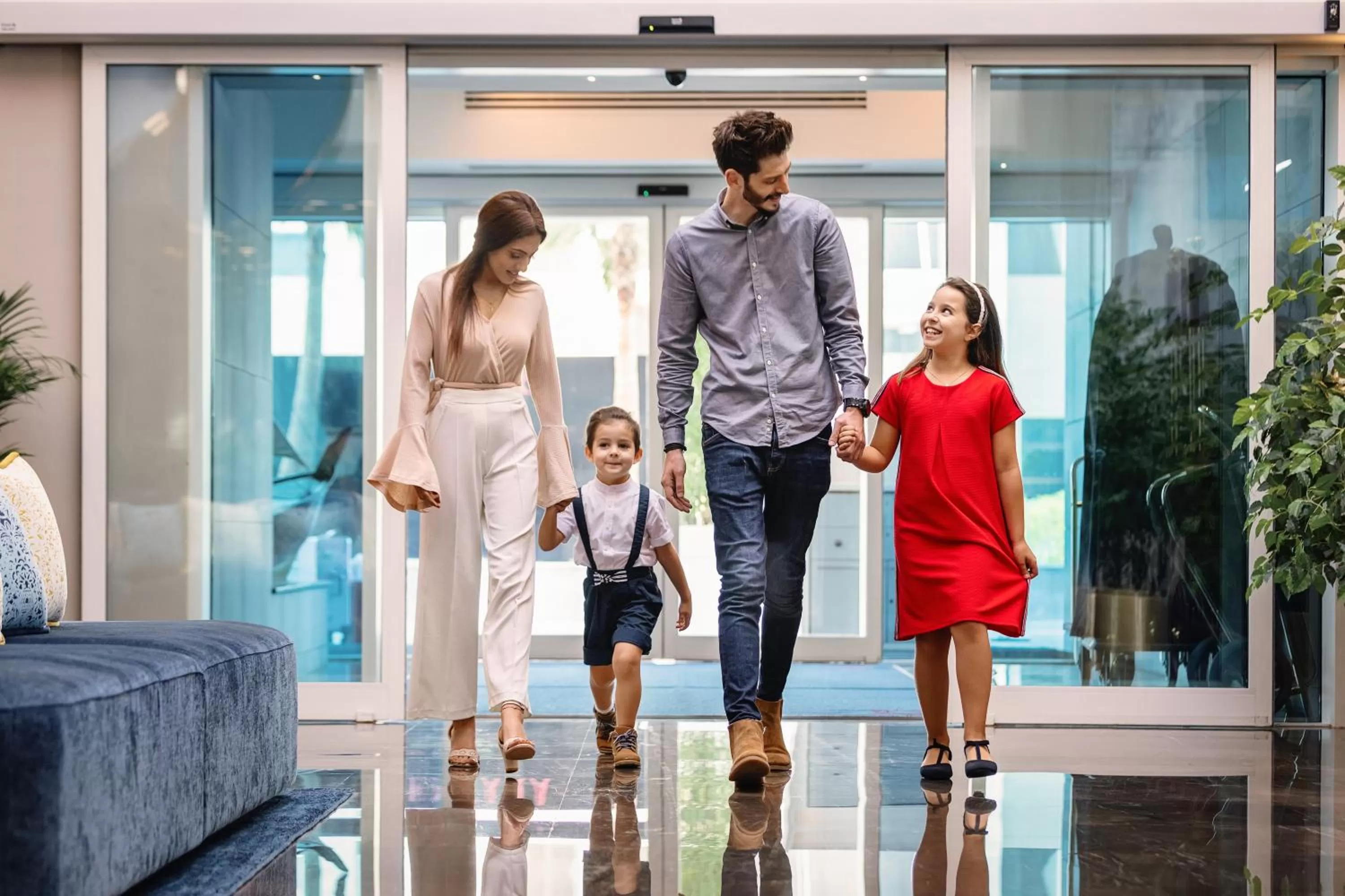 Family in Centara West Bay Hotel & Residences Doha