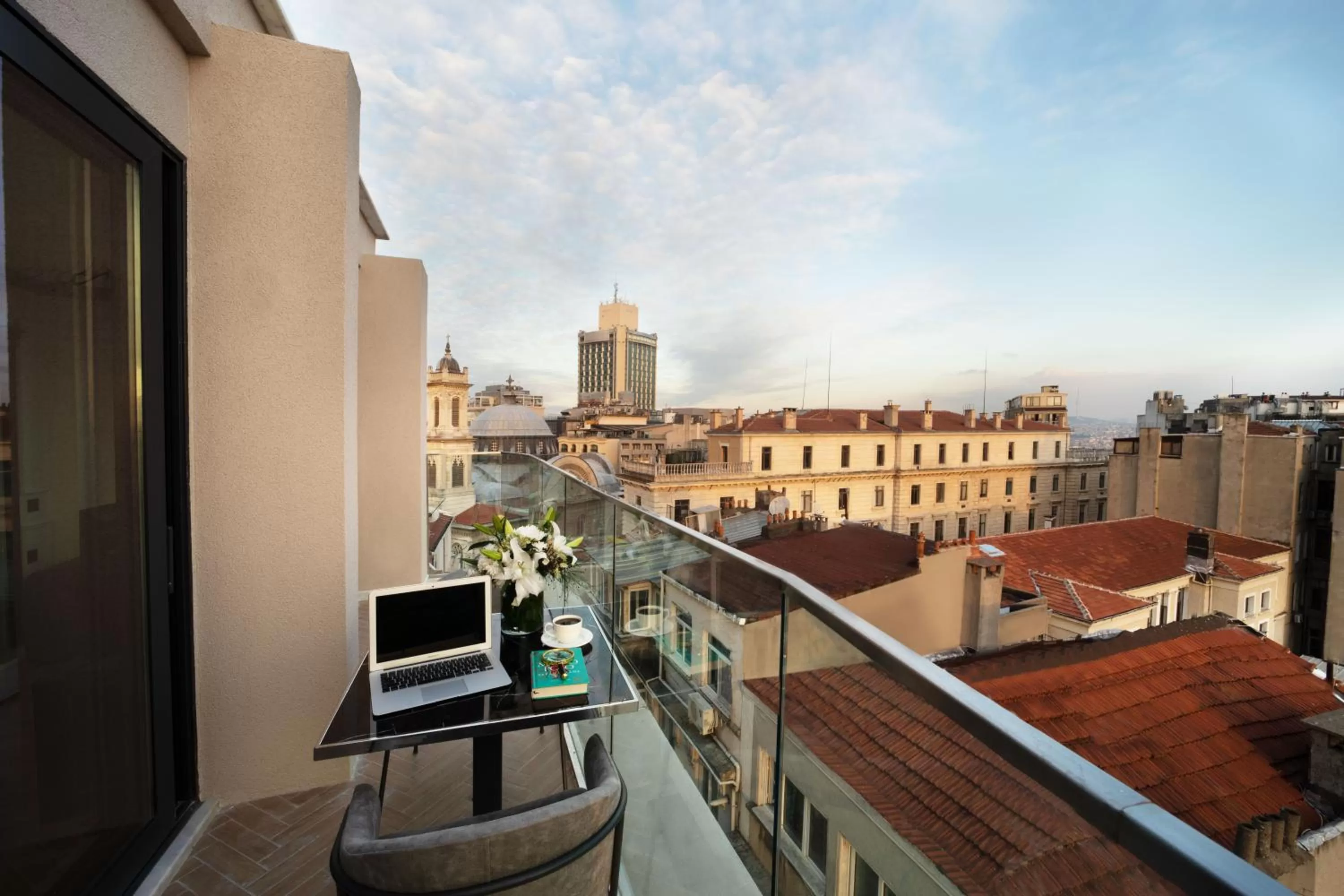Balcony/Terrace in The Trinity Hotel Taksim - Special Category