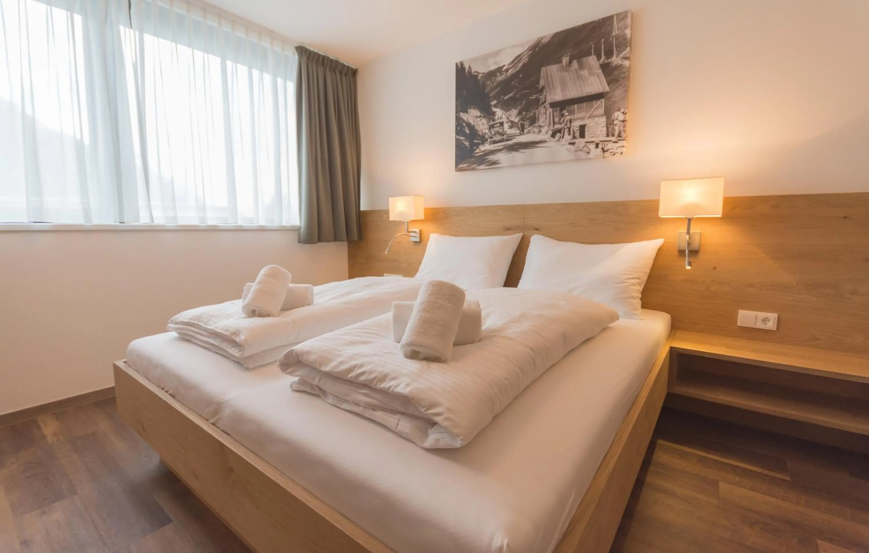 Bedroom, Bed in Schönblick Residence - Absolut Alpine Apartments