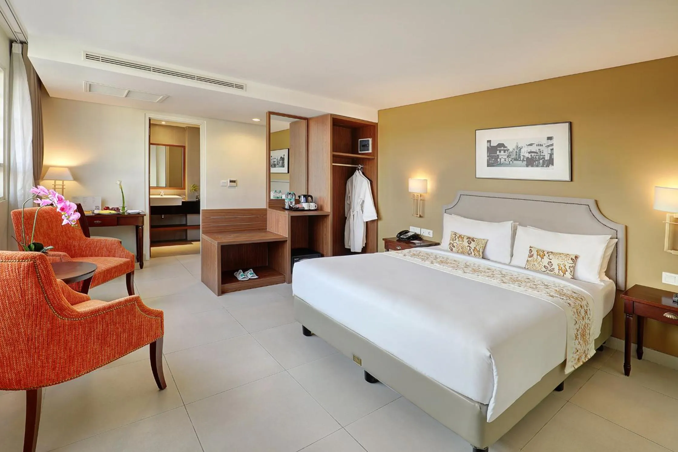 Bed in Kokoon Hotel Surabaya